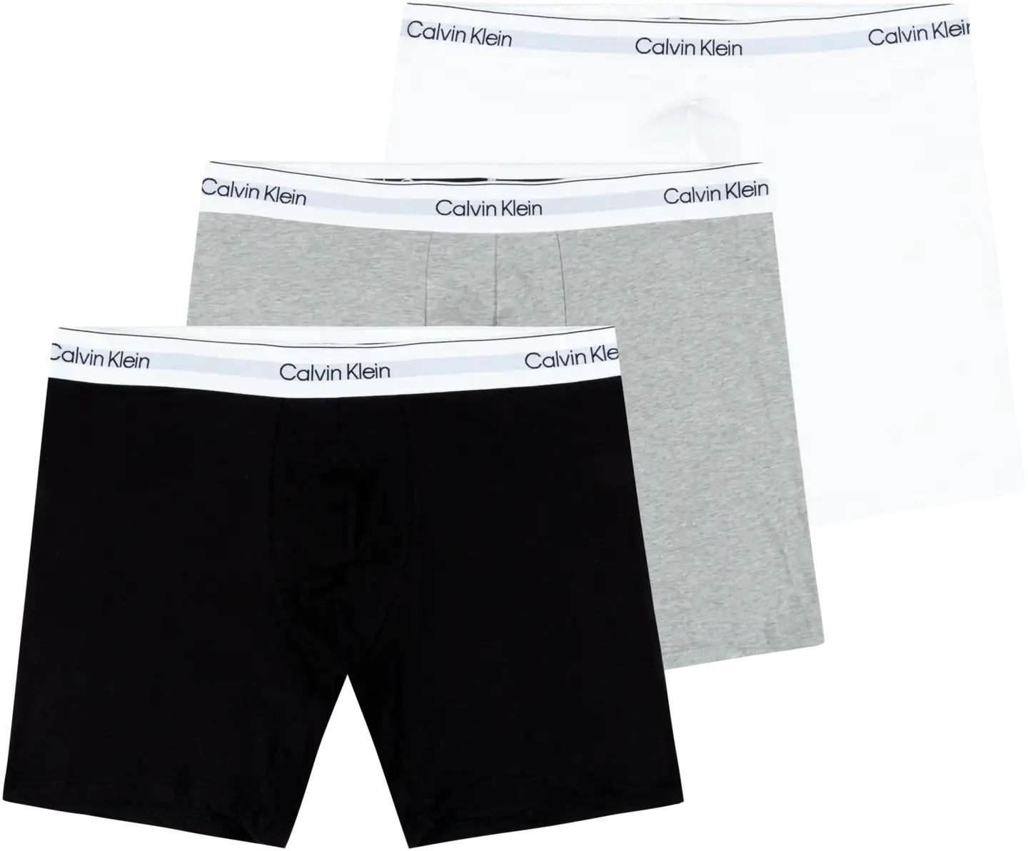 Calvin Klein miesten bokserit 3-pack NB3964AMP1 - black /white /grey - 1