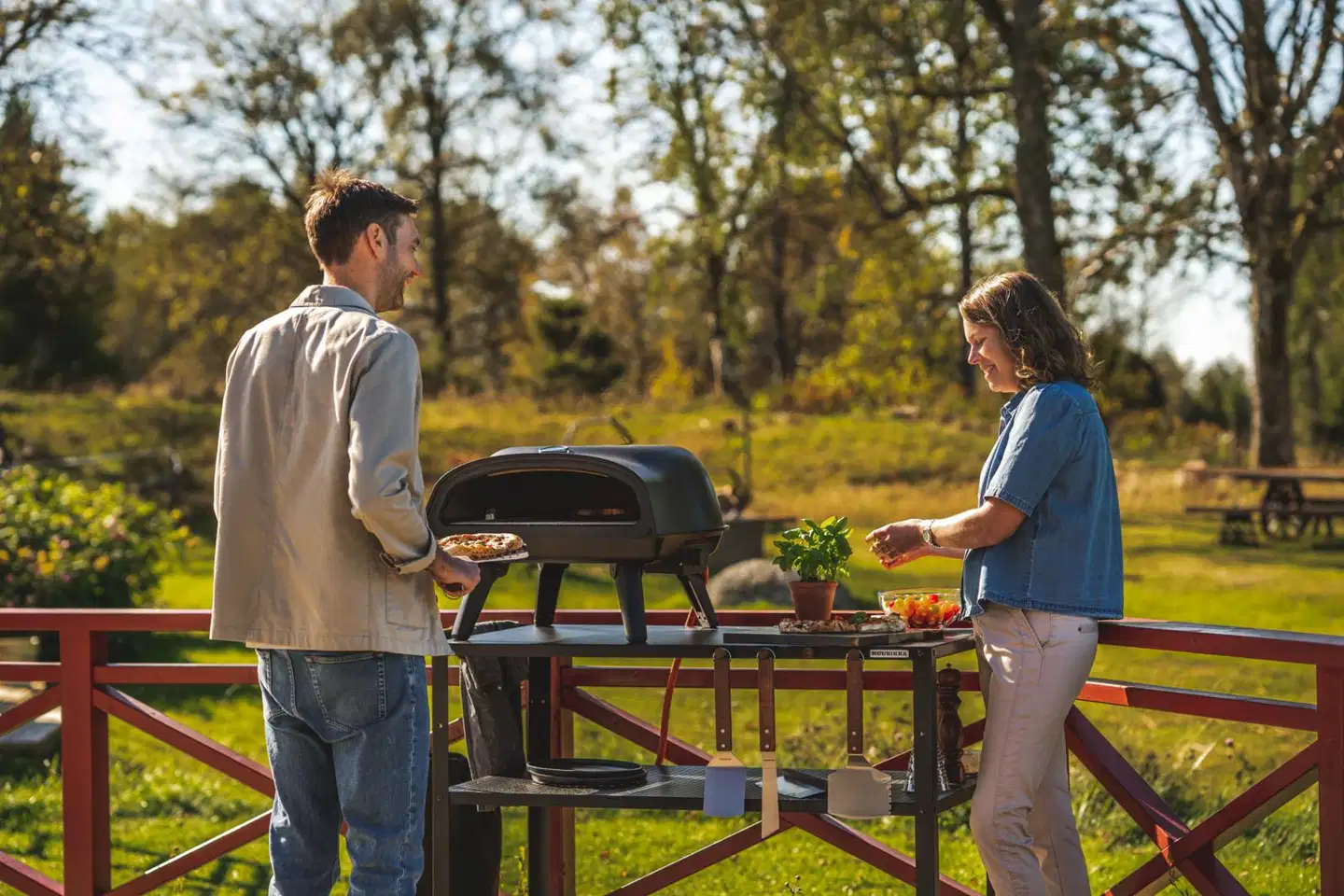 Muurikka kaasupizzauuni 16" - 19