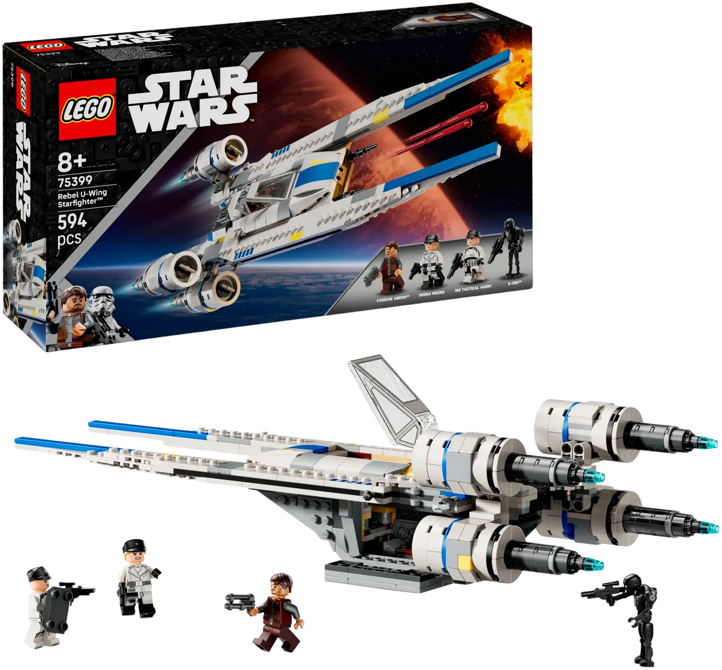 LEGO® Star Wars 75399 Andor™ kapinallisten U-Wing-tähtihävittäjä - 1