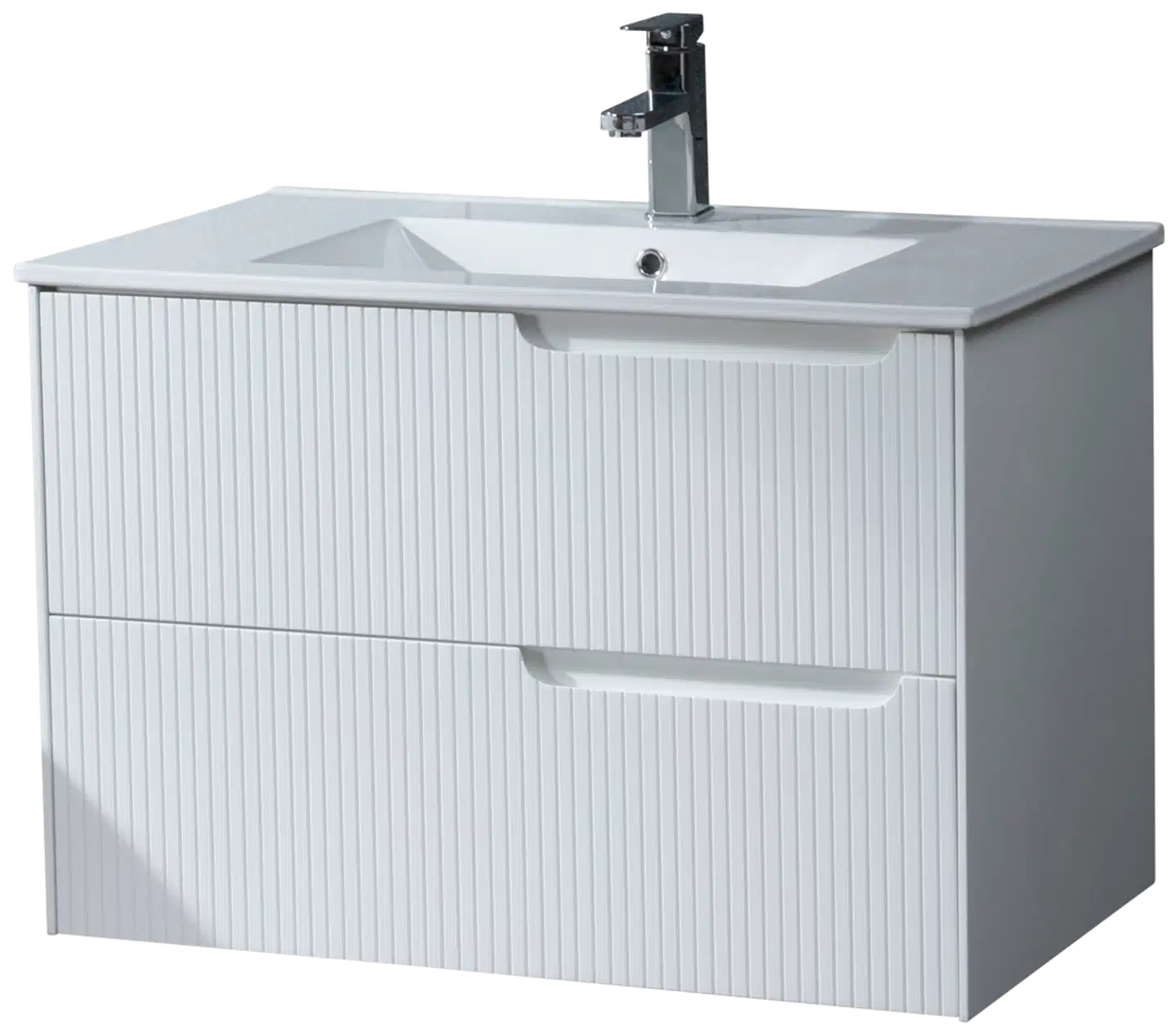Lykke allaskaappi polar deluxe 80x46x55cm, valkoinen - 3