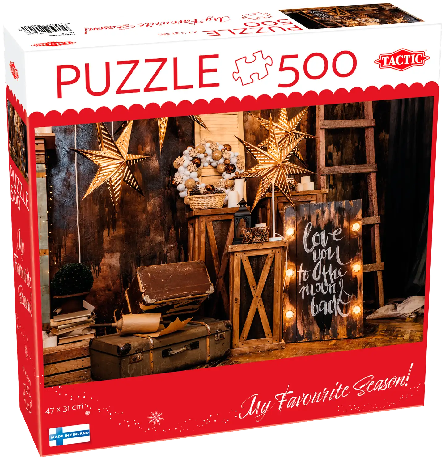 Tactic palapeli Christmas decorations 500 palaa