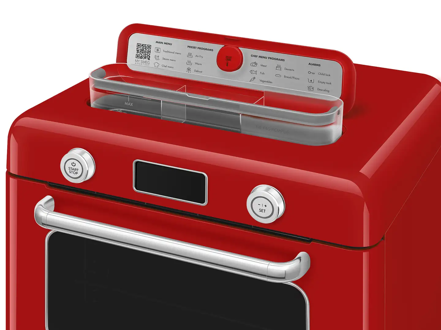 Smeg yhdistelmäuuni punainen COF01RDEU - 7