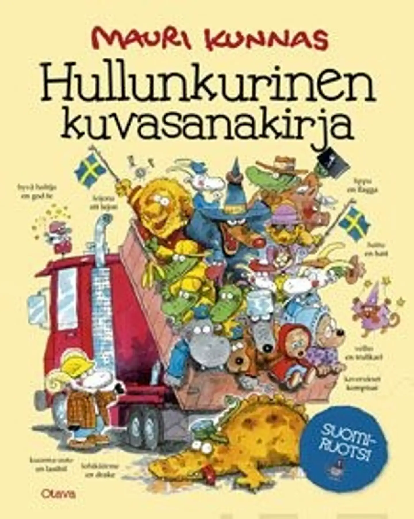 Kunnas, Hullunkurinen kuvasanakirja - suomi-ruotsi