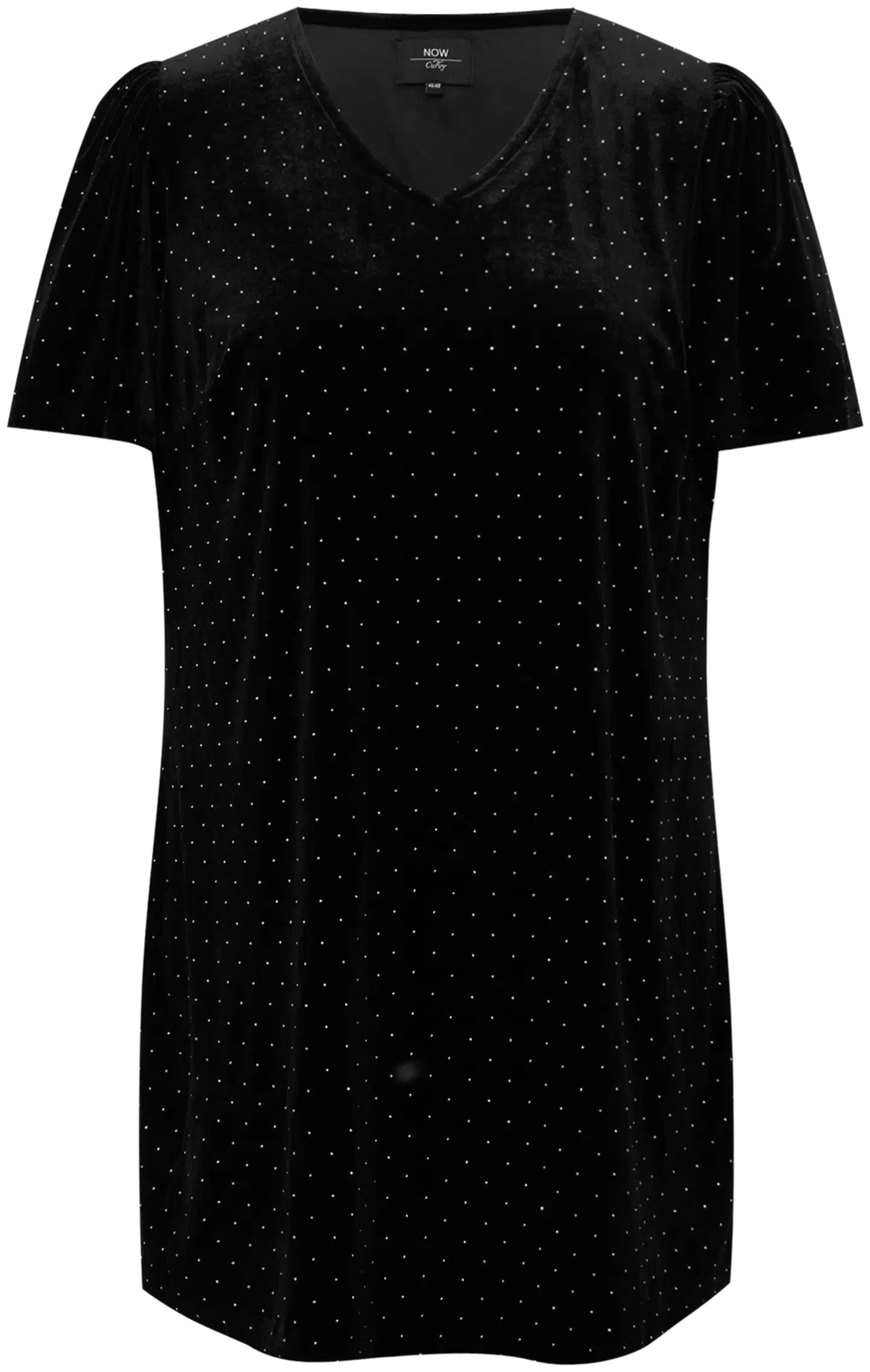 Now Curvy kimaltava samettimekko, D-mitoitus - Black - 1
