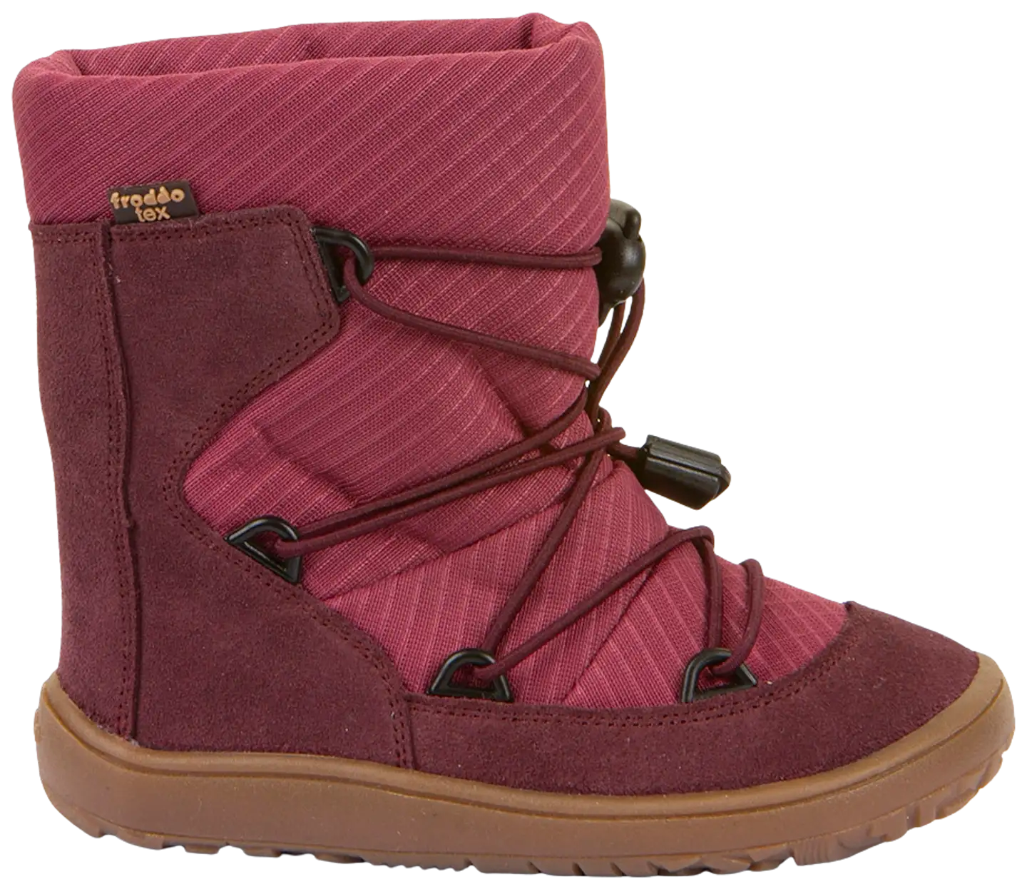 Froddo lasten talvipaljasjalkakenkä Tex Track Wool - bordeaux - 1