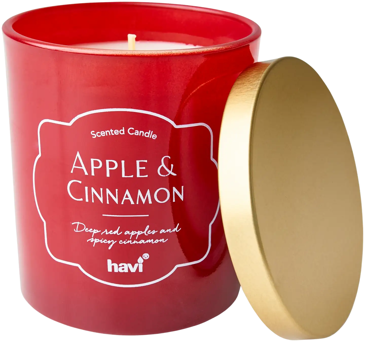 Havi Apple & Cinnamon tuoksukynttilä 1kpl/8x9cm