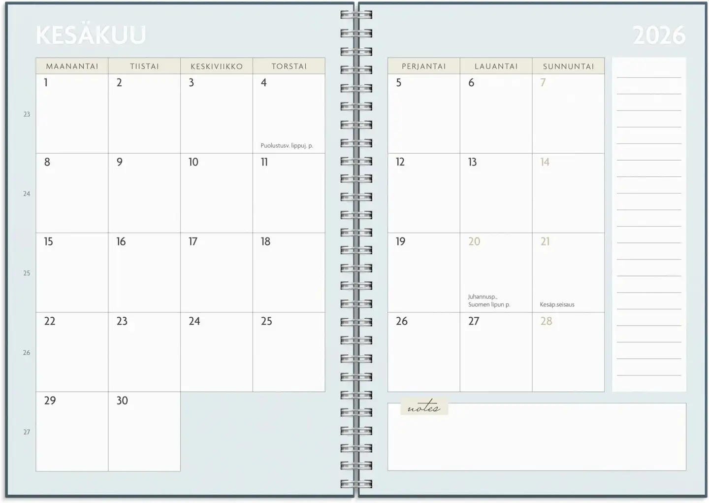 Burde Kalenteri 25/26 Life Planner To Do - 3