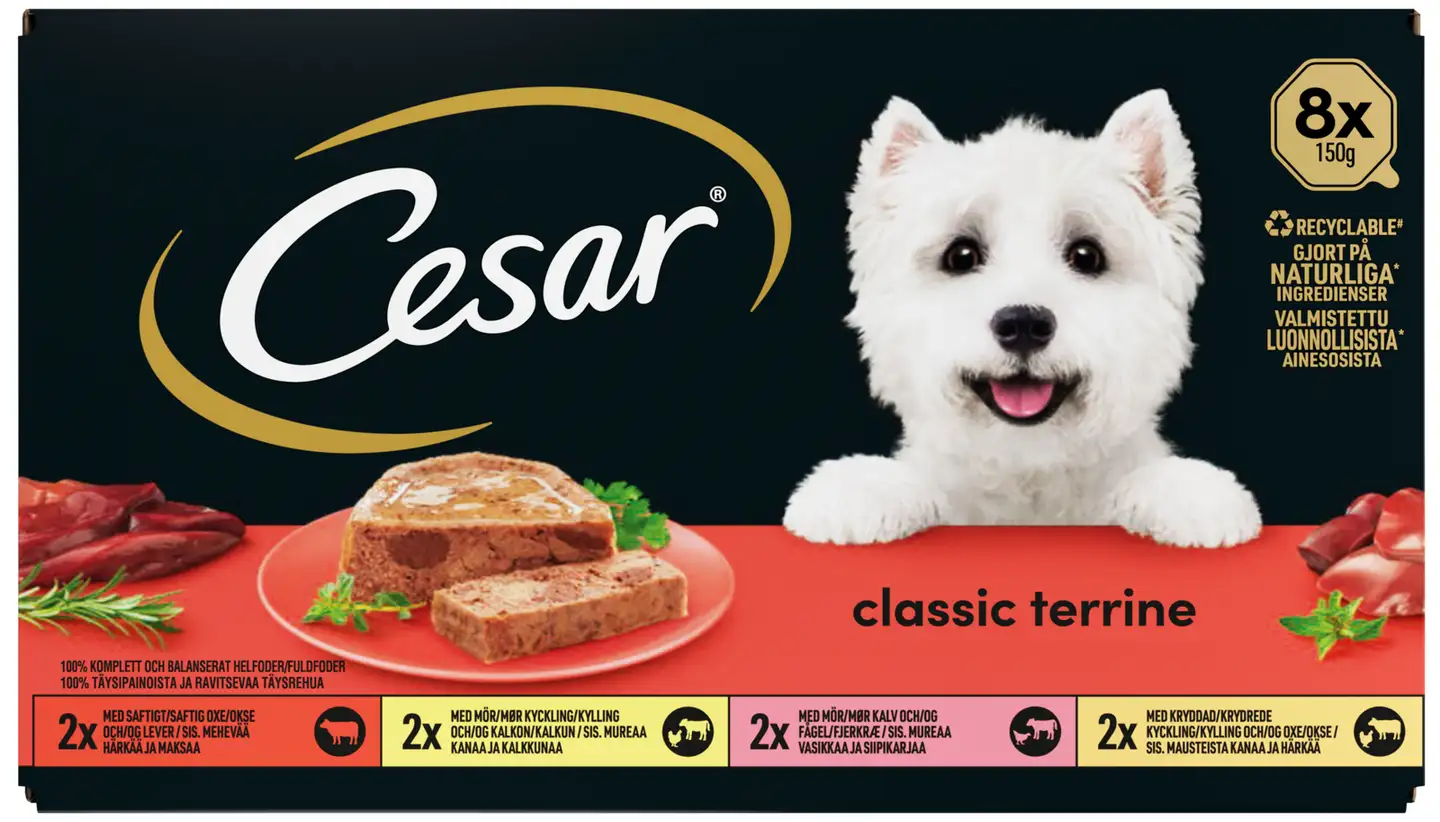 Cesar Classics Selection 8x150g