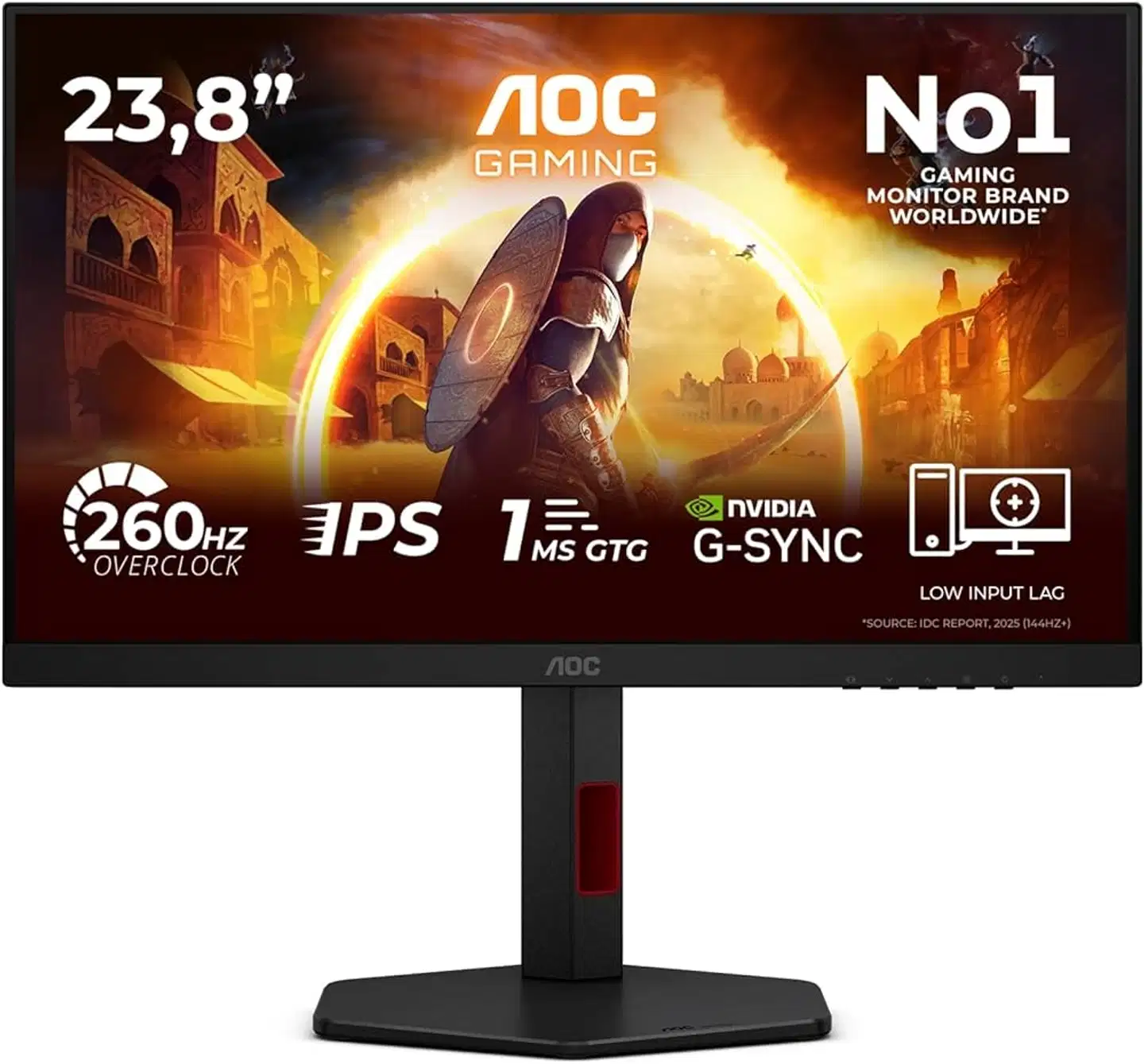 AOC pelinäyttö 24G4ZR AOC 23,8" FHD 240Hz - 1