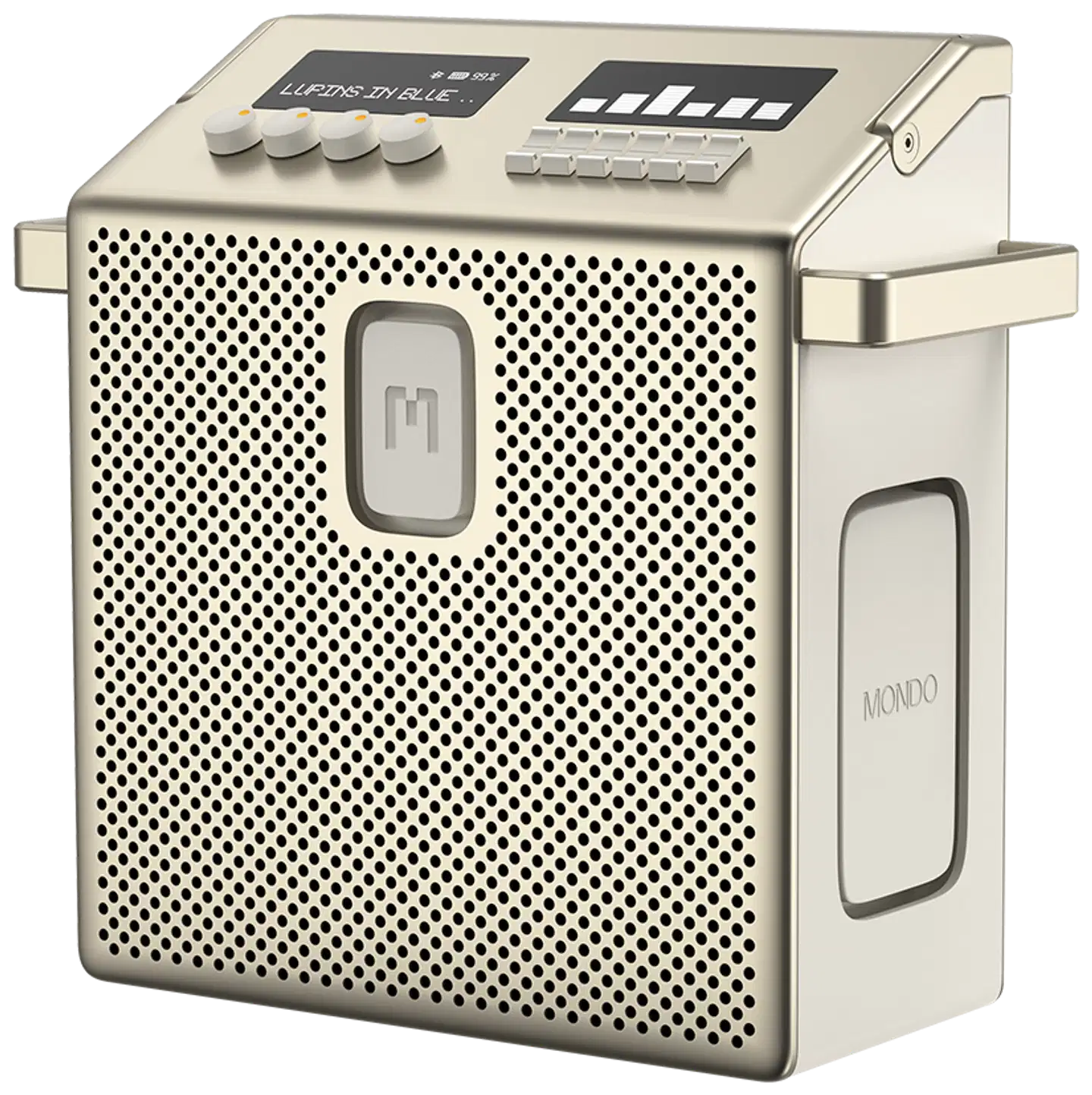Mondo Bluetooth kaiutin Medium hopea - 1