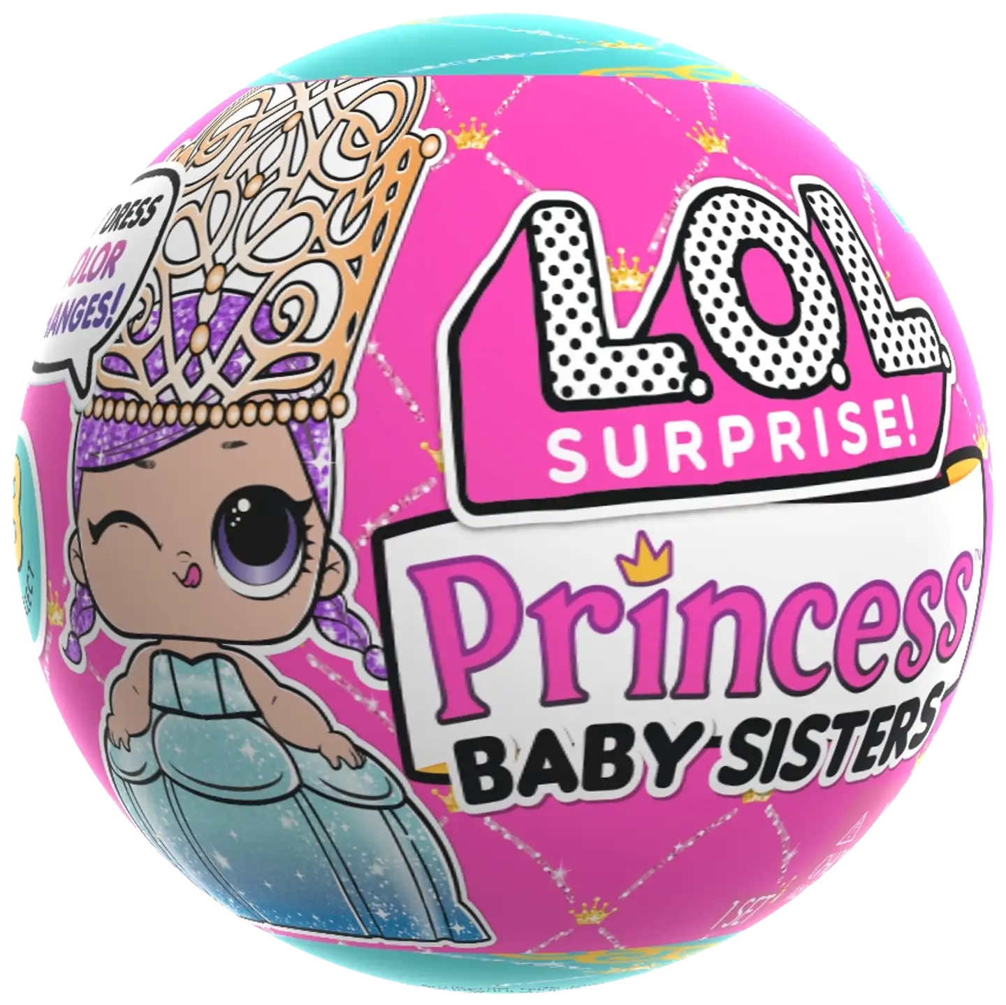L.O.L. Princess Baby Sister Yllätysnukke - 2