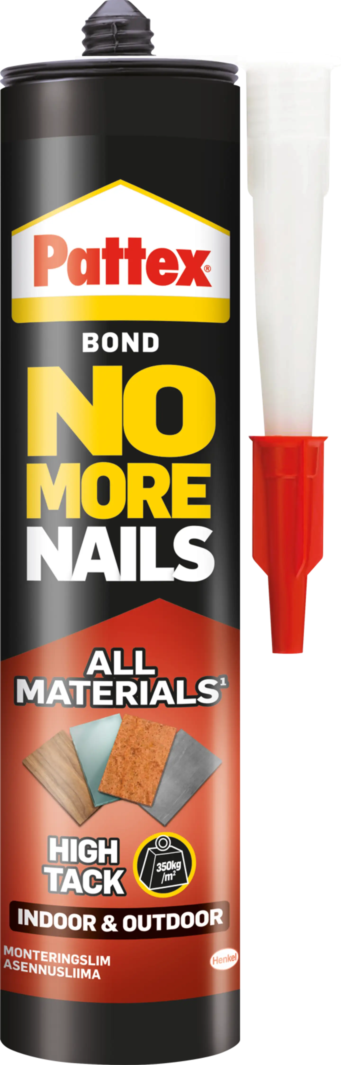 Pattex asennusliima No More Nails All Material High Tack 440 g - 1