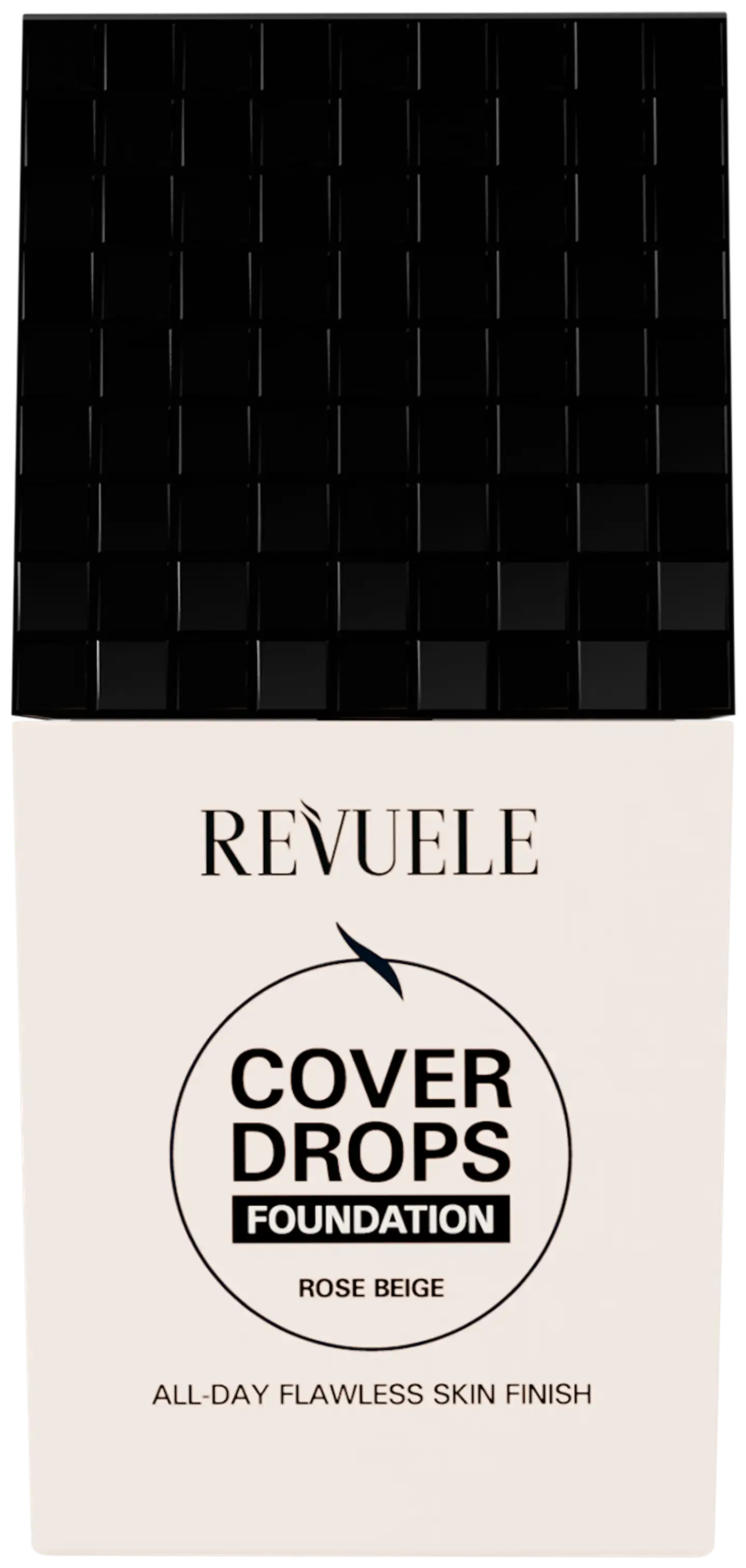Revuele Cover Drops meikkivoide.Kevyt ja peittävät meikkivoide joka jättää ihon heleäksi. - Rose Beige