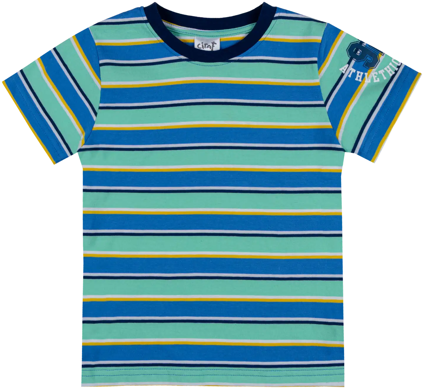 Ciraf lasten t-paita raita 25pc261632 - cabbage stripes - 1