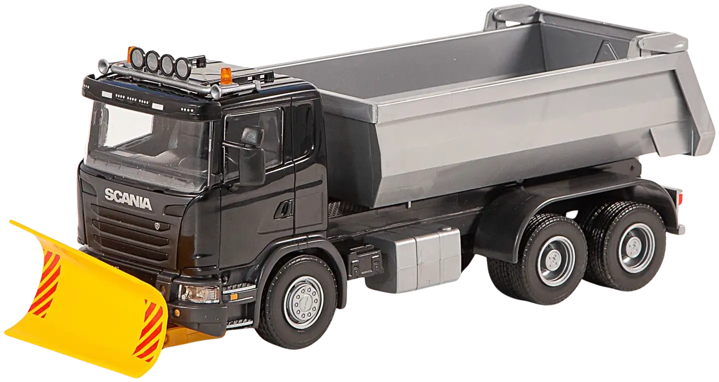 EMEK Scania Aurausauto, musta/harmaa