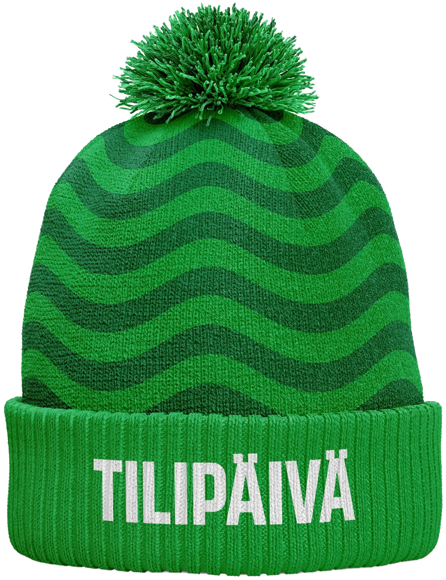 Tilipäivä pipo Pom Pom vihreä - 1