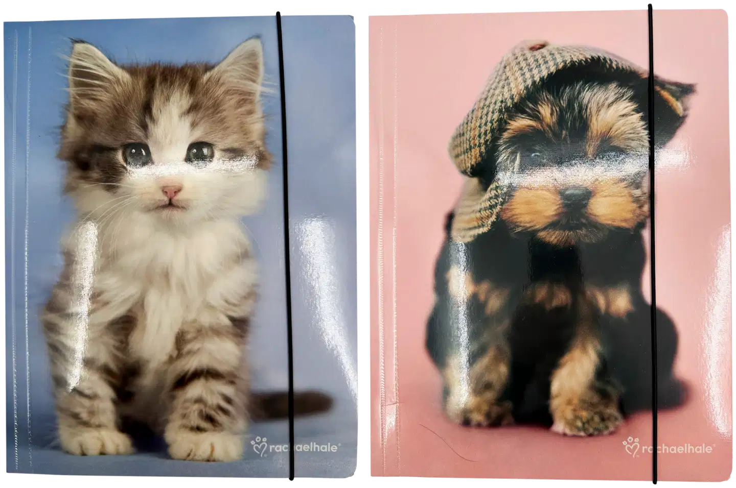 Rachaelhale Baby kulmalukkokansio A4, 2 eril.lajit.