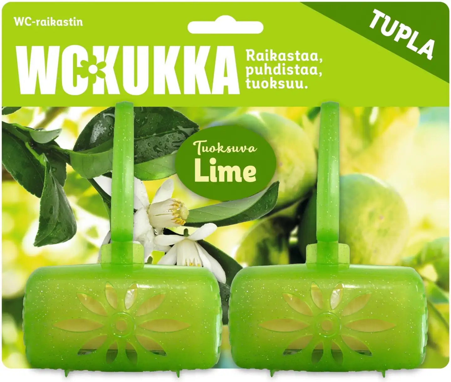 WC Kukka Lime tuplapakkaus wc-raikastin 2x50g