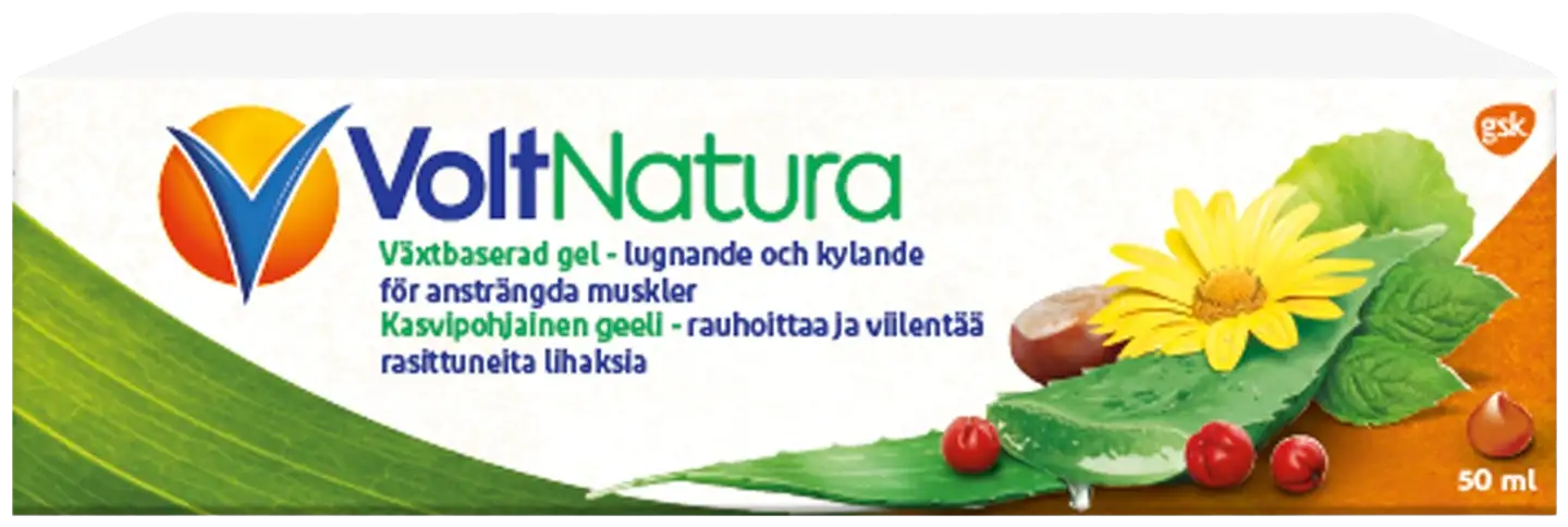 VoltNatura kasvipohjainen geeli rasittuneille lihaksille 50 ml - 1