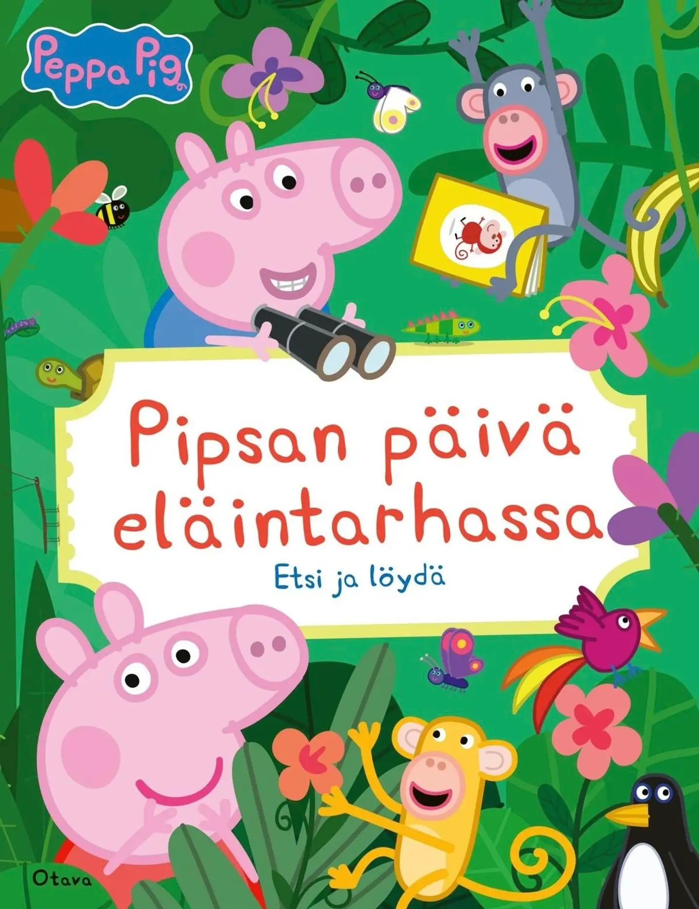 Pipsan päivä eläintarhassa - Etsi ja löydä