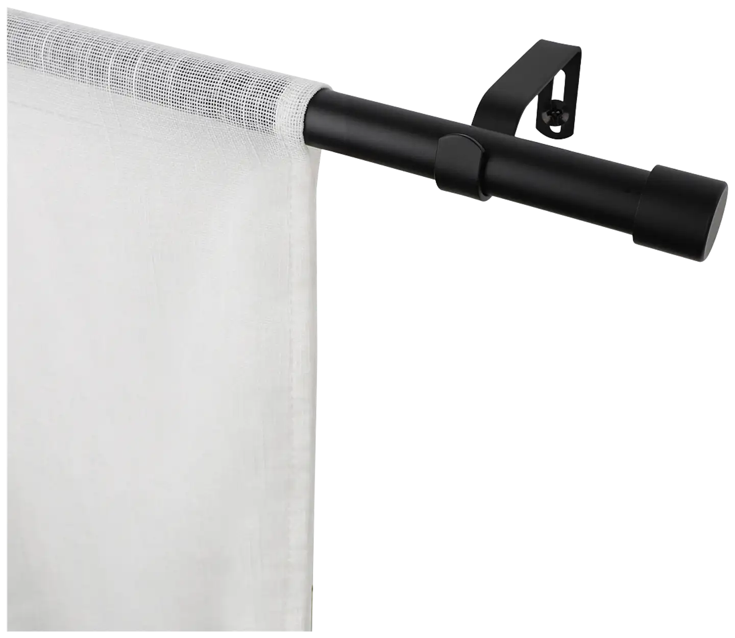 Ihanin verhotanko Sofia mattamusta 120-210cm 16/19mm - 1