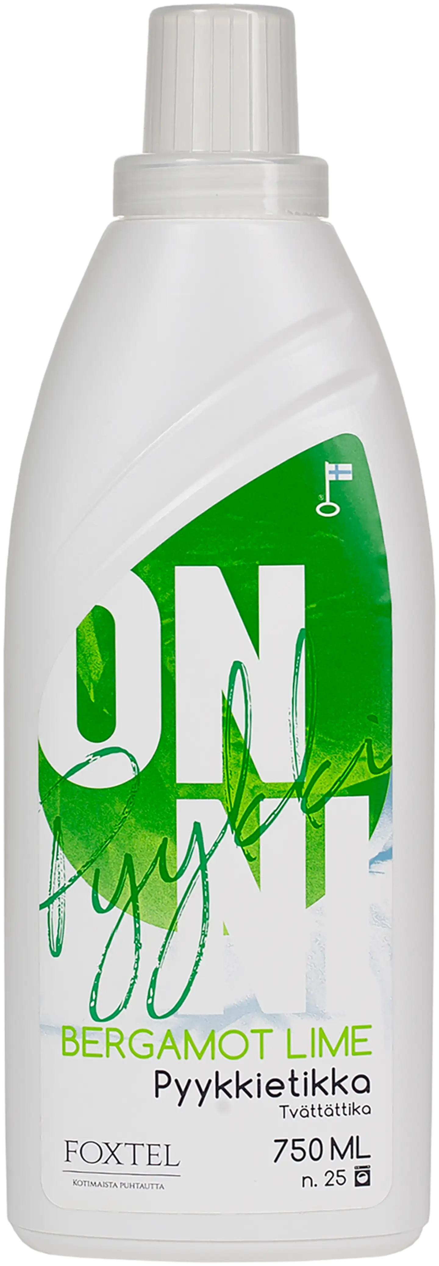 Puhdas ONNI Pyykkietikka Bergamot & Lime 750 ml