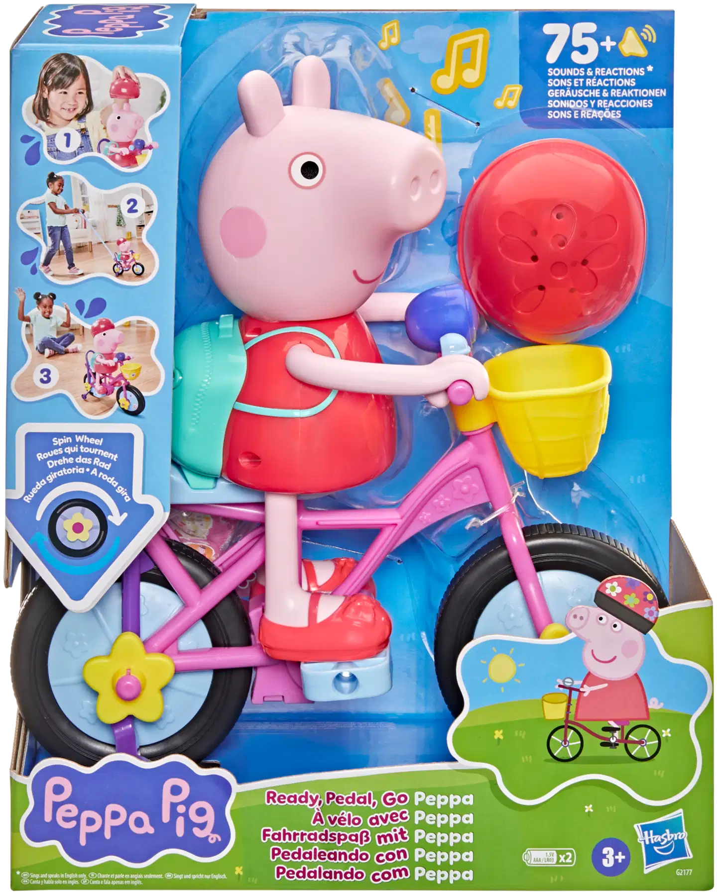 Peppa Pig interaktiivinen leikkisetti Valmiina, polje ja aja Pipsa - 1