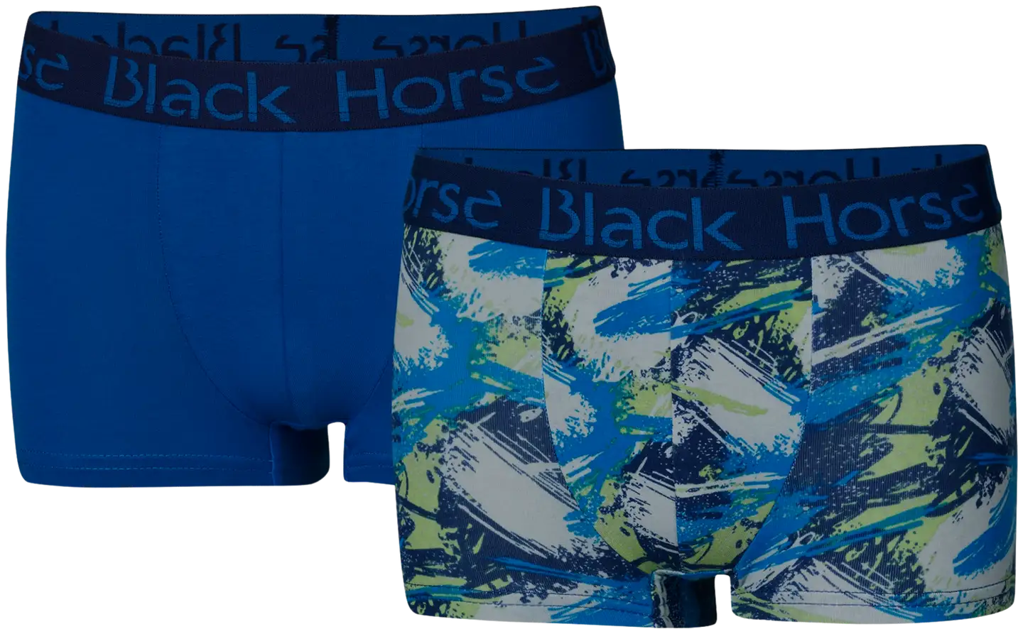 Black Horse lasten bokserit J026 2-pack - Blue Sky/Nature