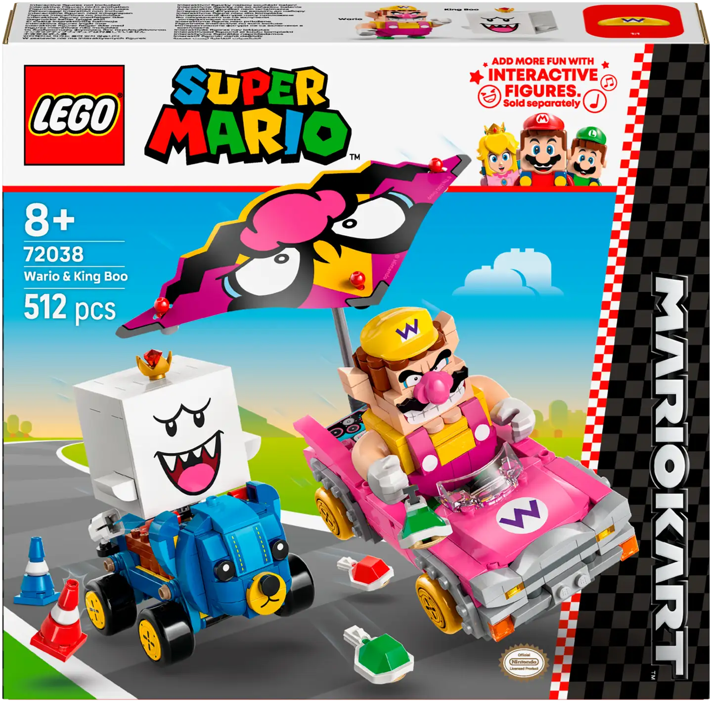 LEGO Super Mario 72038 Mario Kart™ – Wario ja King Boo - 1