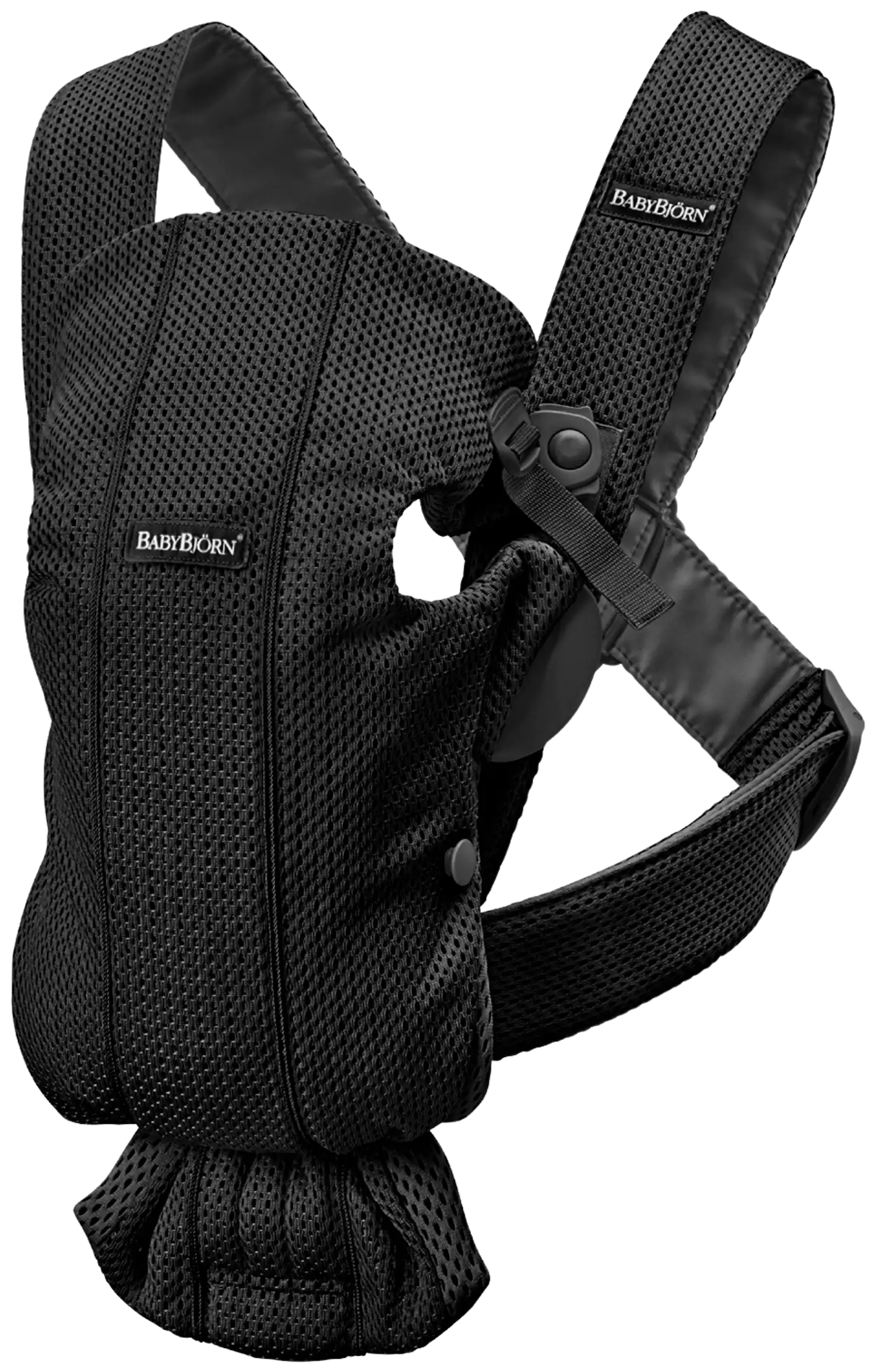 BabyBjörn vauvan kantoreppu mini - 3d mesh, musta - 1