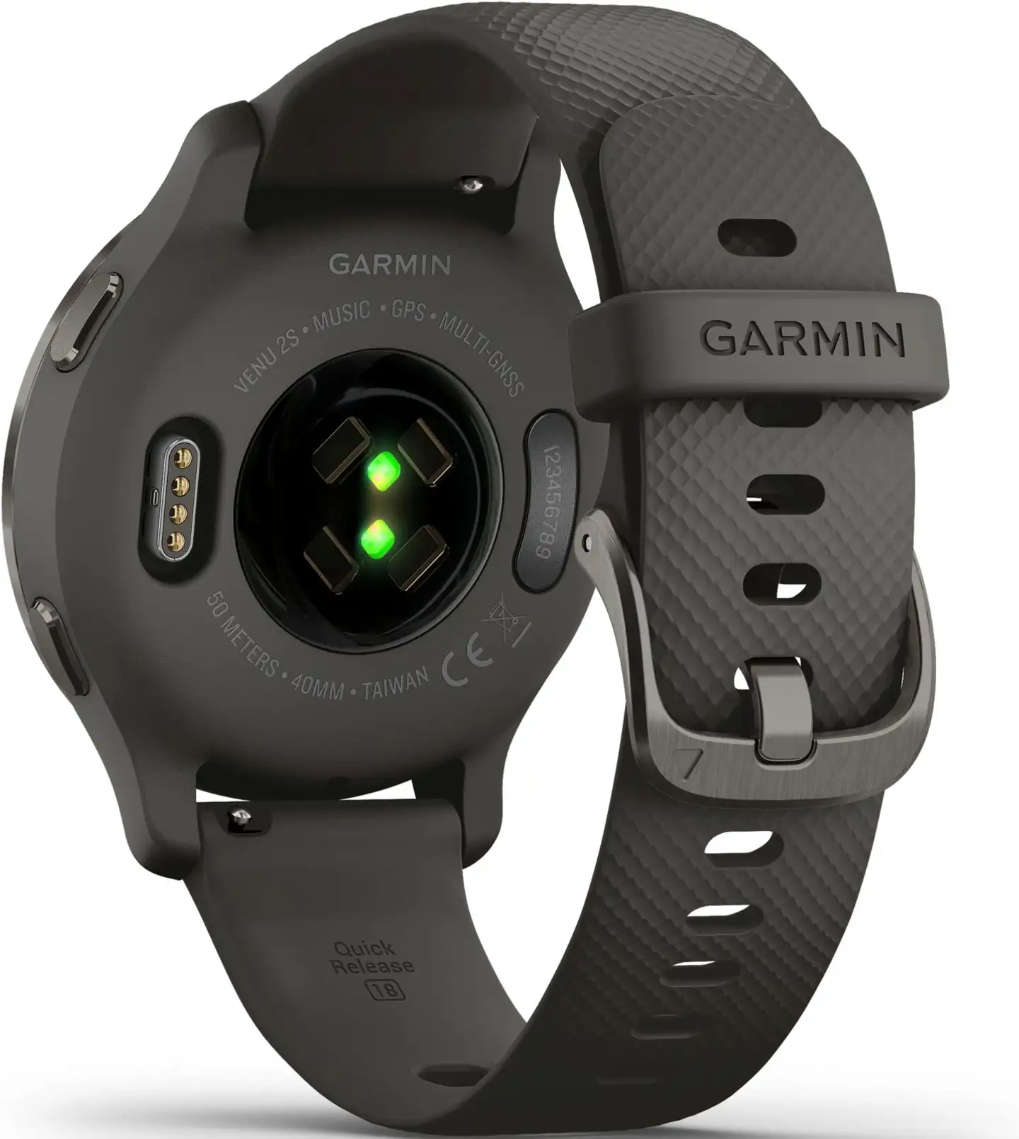 Garmin älykello Venu 2s, harmaa/musta - 5