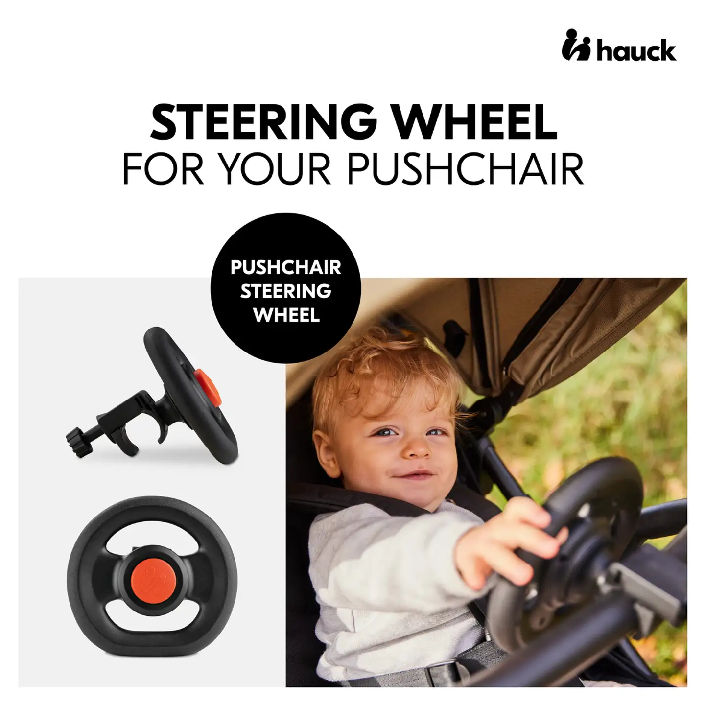 Hauck vaunujen ohjauspyörä - 8