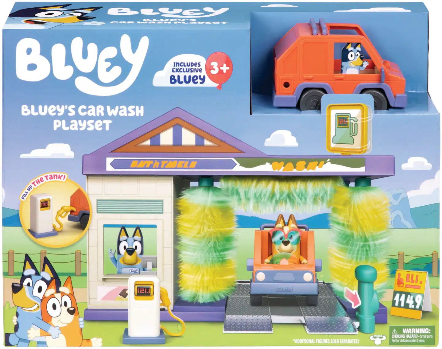 Bluey Car Wash -autopesuleikkisarja - 3