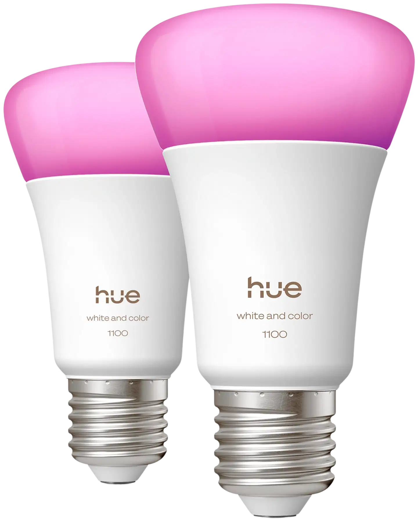 Philips Hue LED-lamppu 8.1W A60 E27 1000-20000K 1000LM säädettävä lämpimästä viileään 2 kappaletta - 1