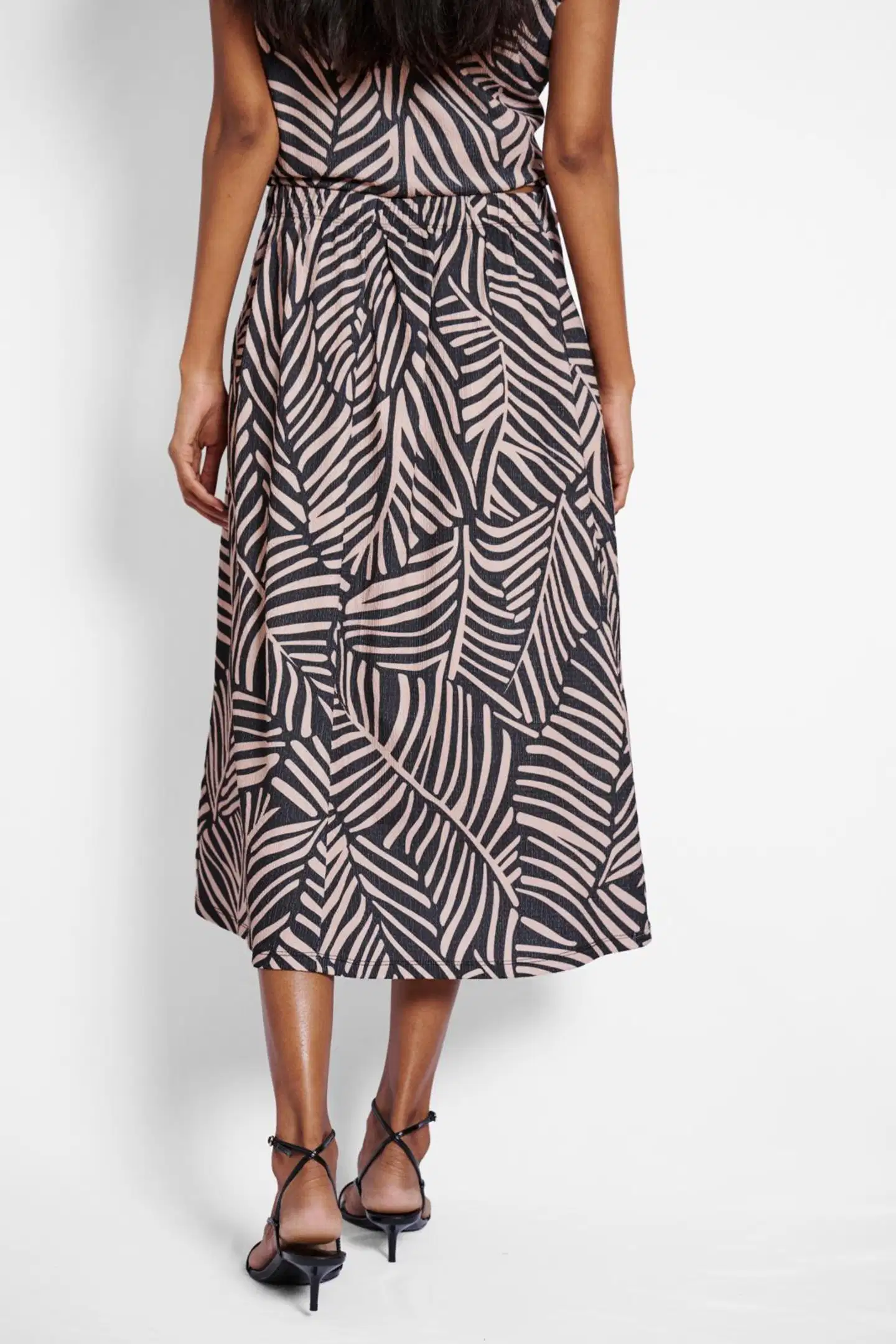 Zabaione naisten hame De44sy - P palm black nature - 4