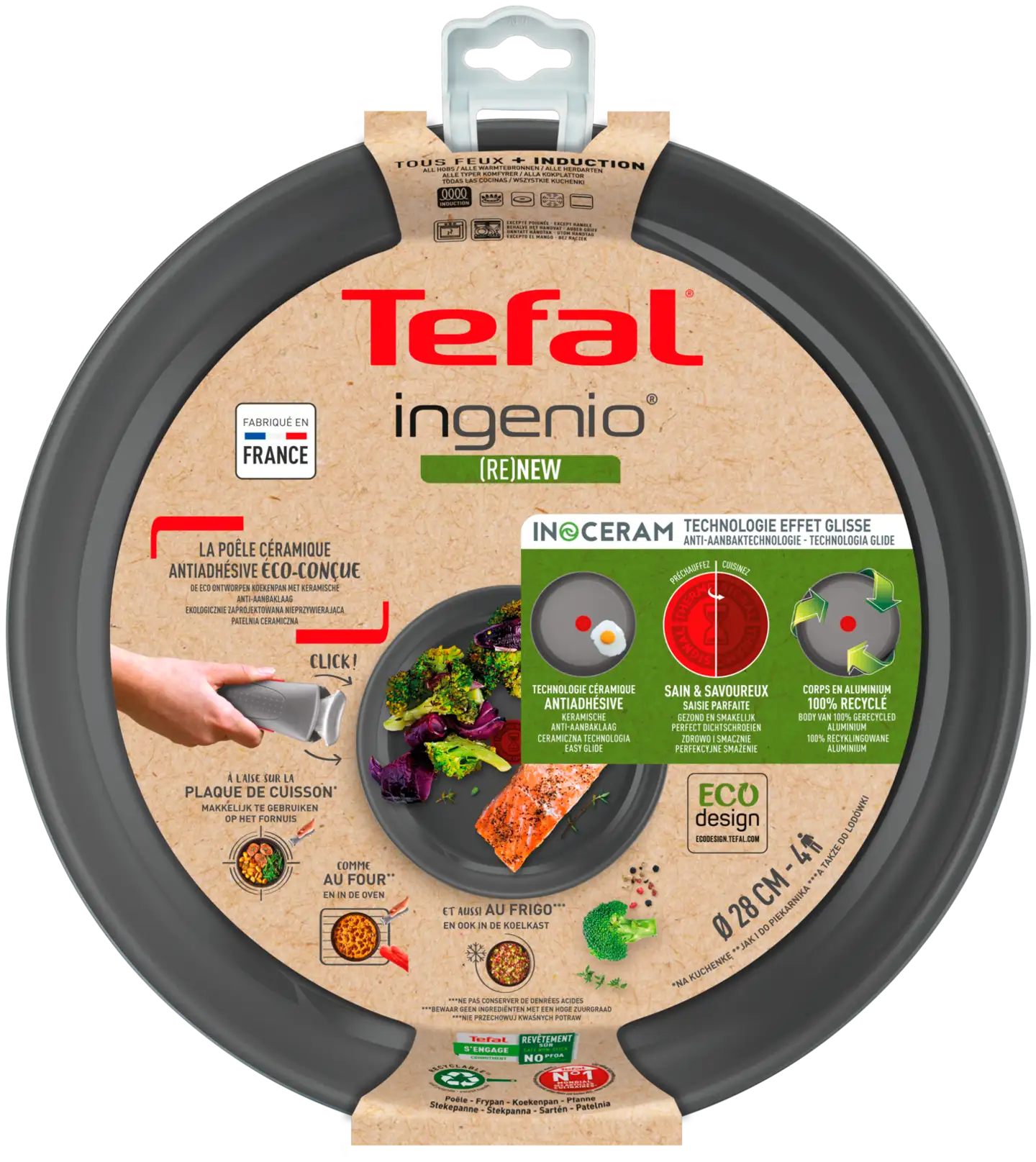 Tefal Ingenio Renew paistinpannu 28 cm L2600602 - 2