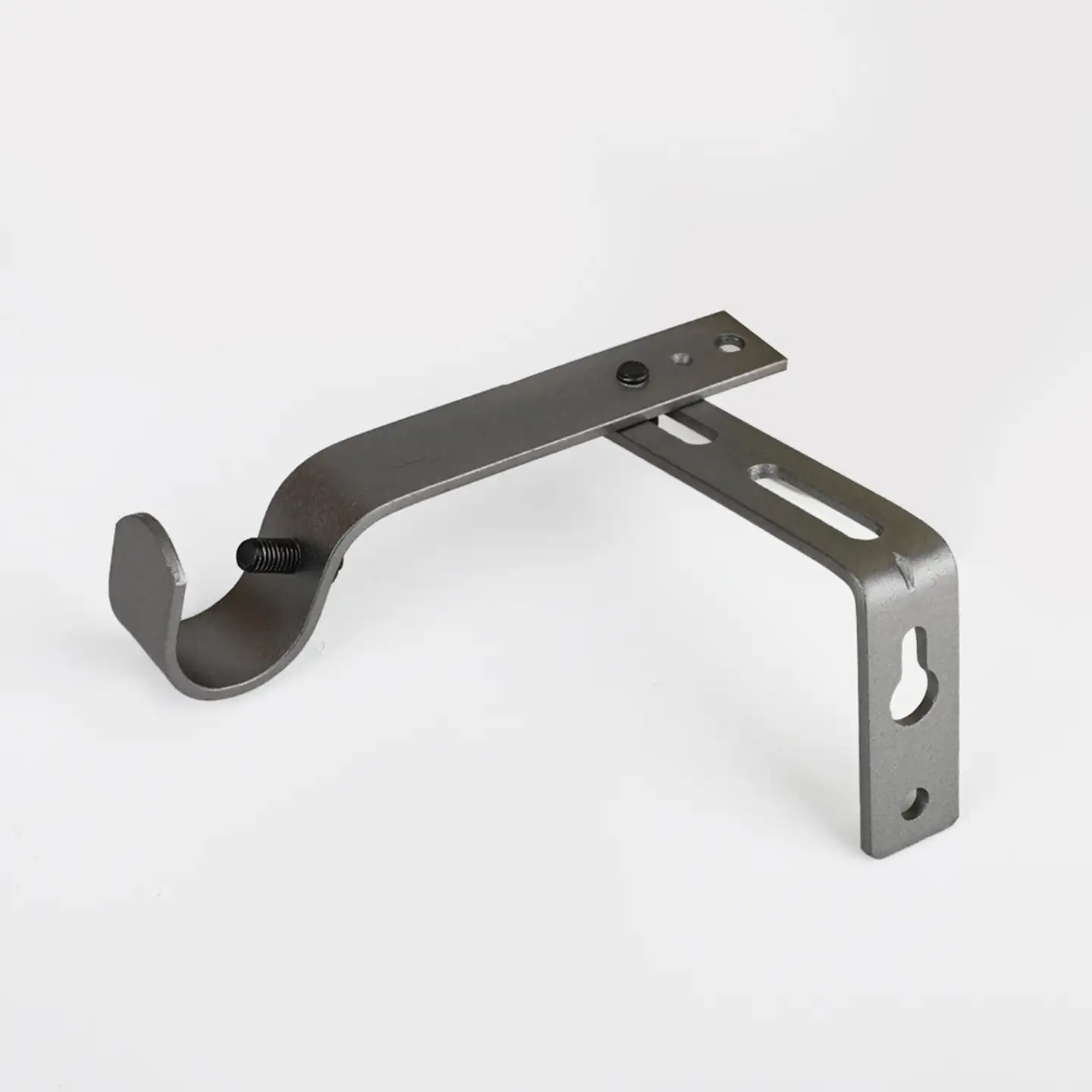 Ihanin verhotanko S-kannakke antrasiitti 16/19mm 9-13cm 2kpl - 3