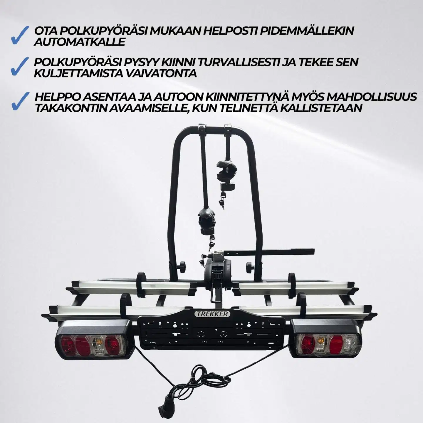 Trekker pyöräteline autoon 2-pyörälle x200 - 3
