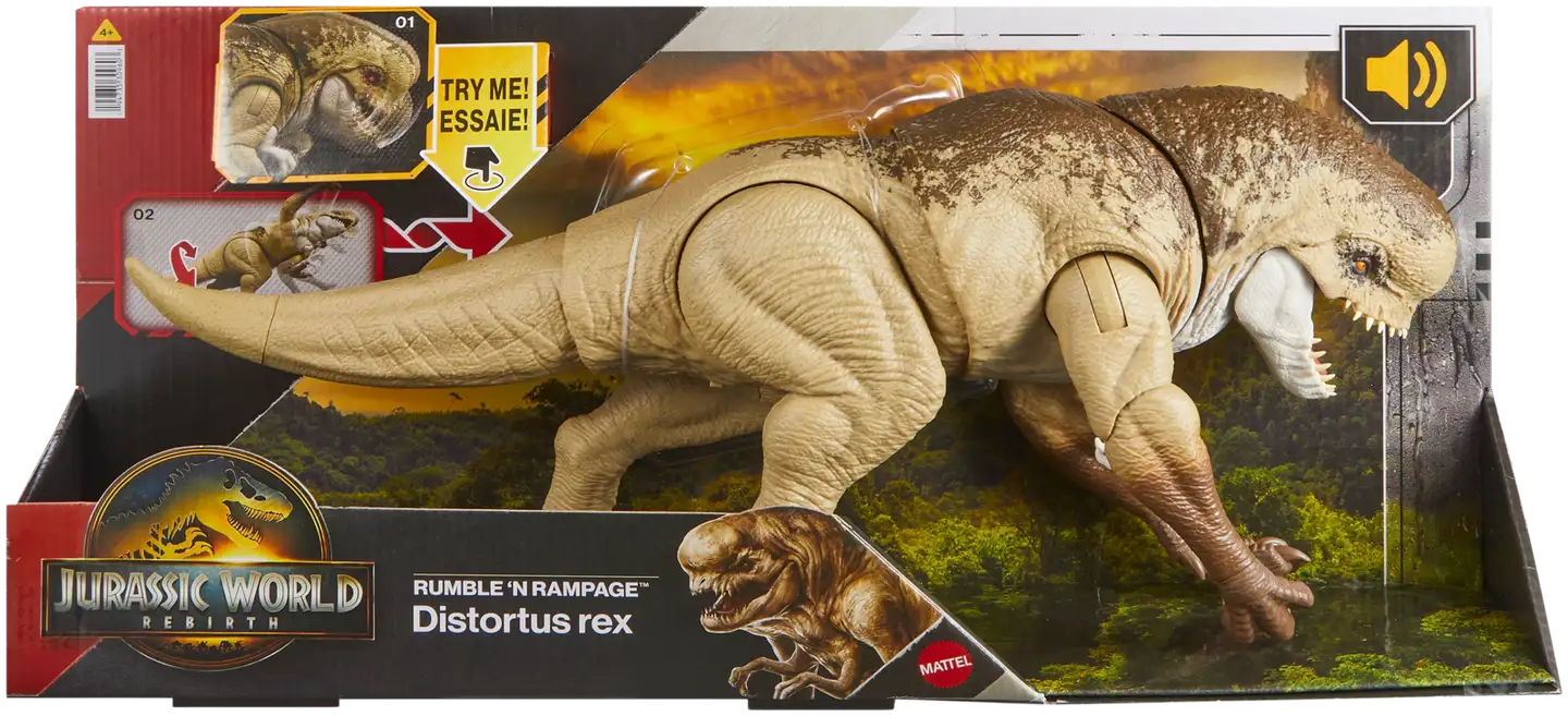 Jurassic World Rebirth Villain -Dinosaurus Äänillä - 3