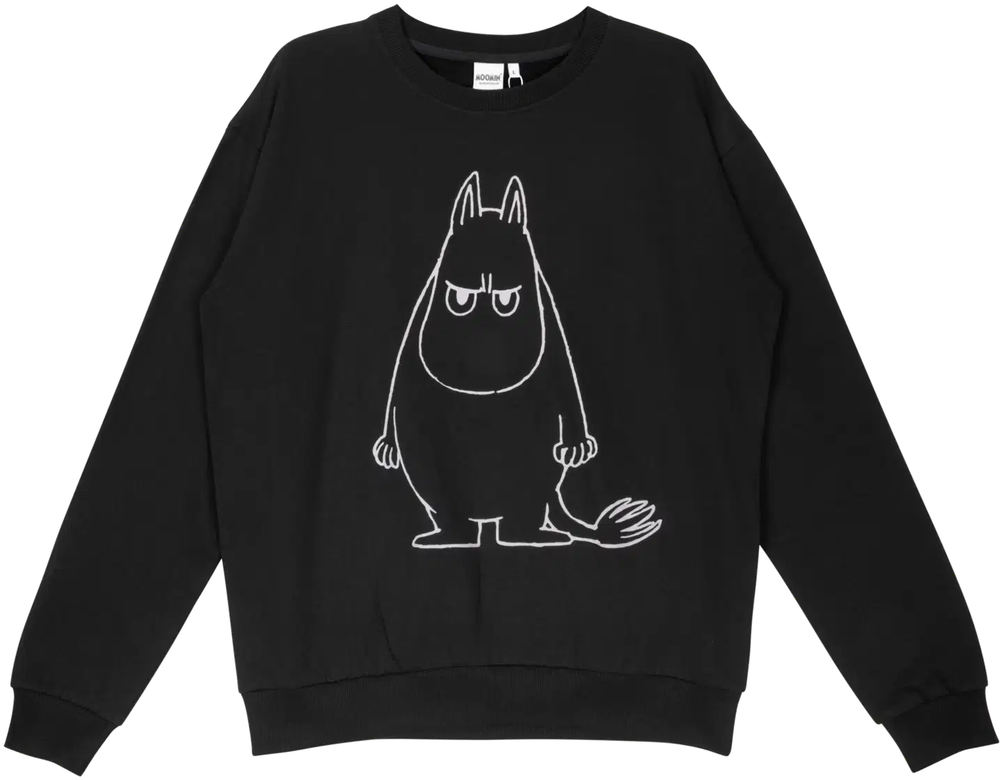 Miesten Moomin Unto Collegepaita Kiukku-muumi - Black - 1