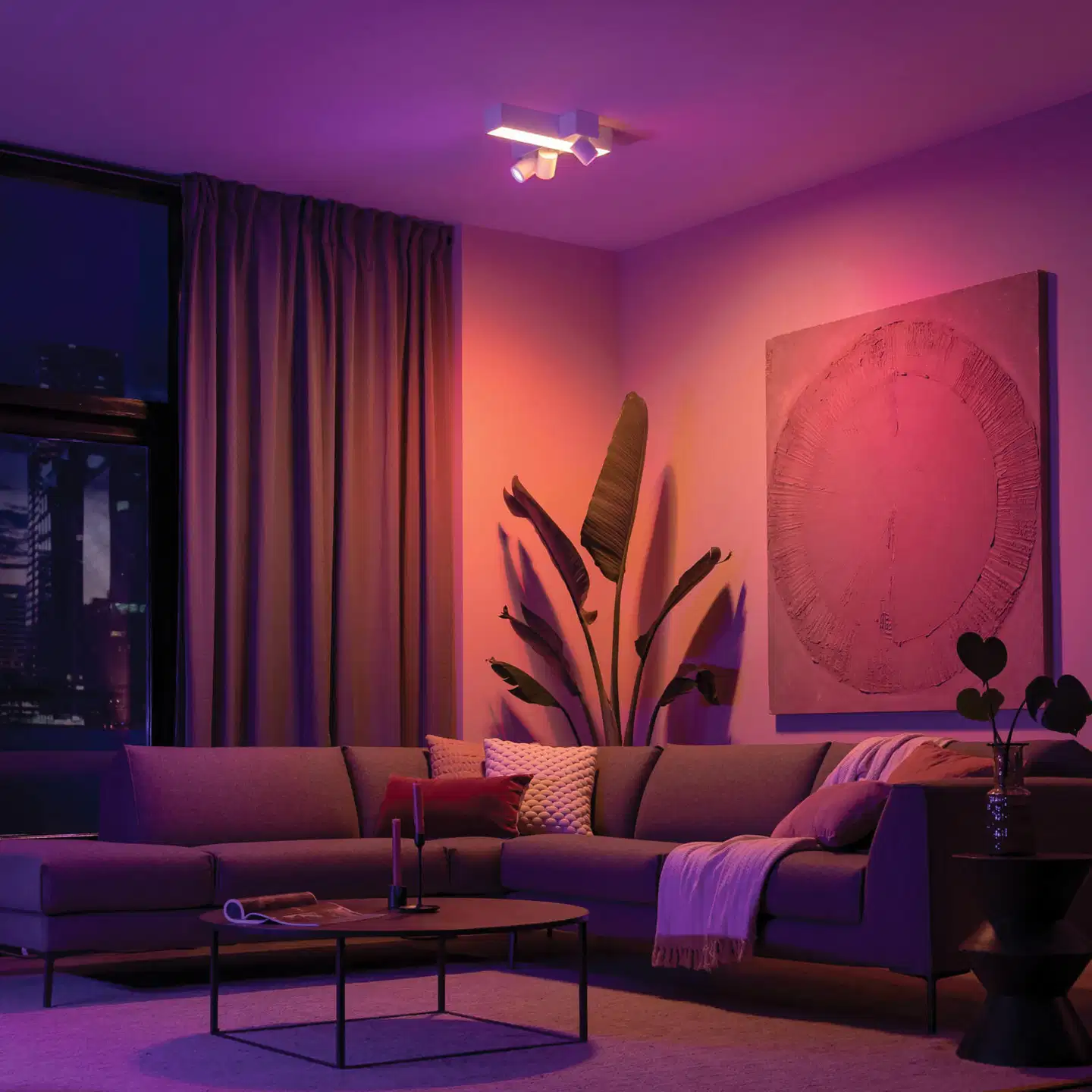 Philips Hue Centris -kattovalaisin kolmella kohdevalolla 25W 2000-6500K 2960LM valkoinen - 5