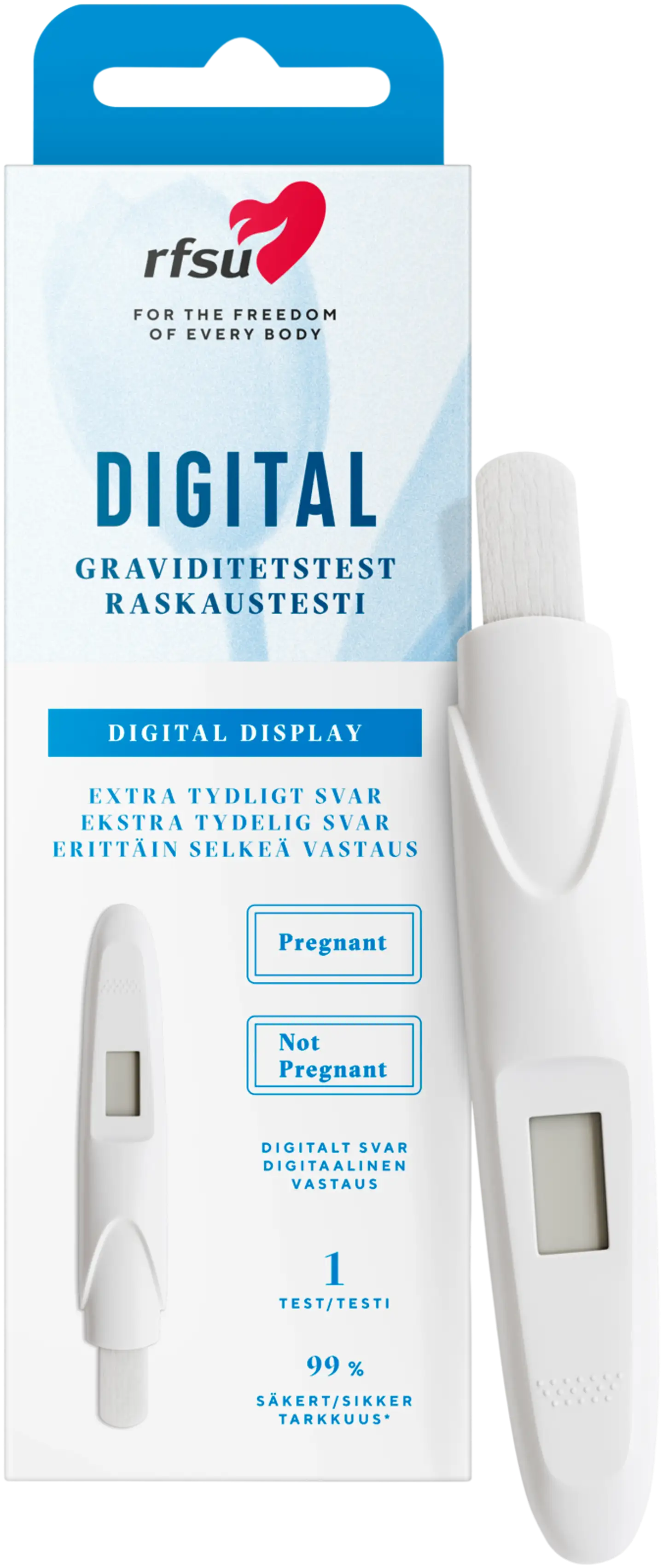 RFSU Digitaalinen raskaustesti 1 kpl