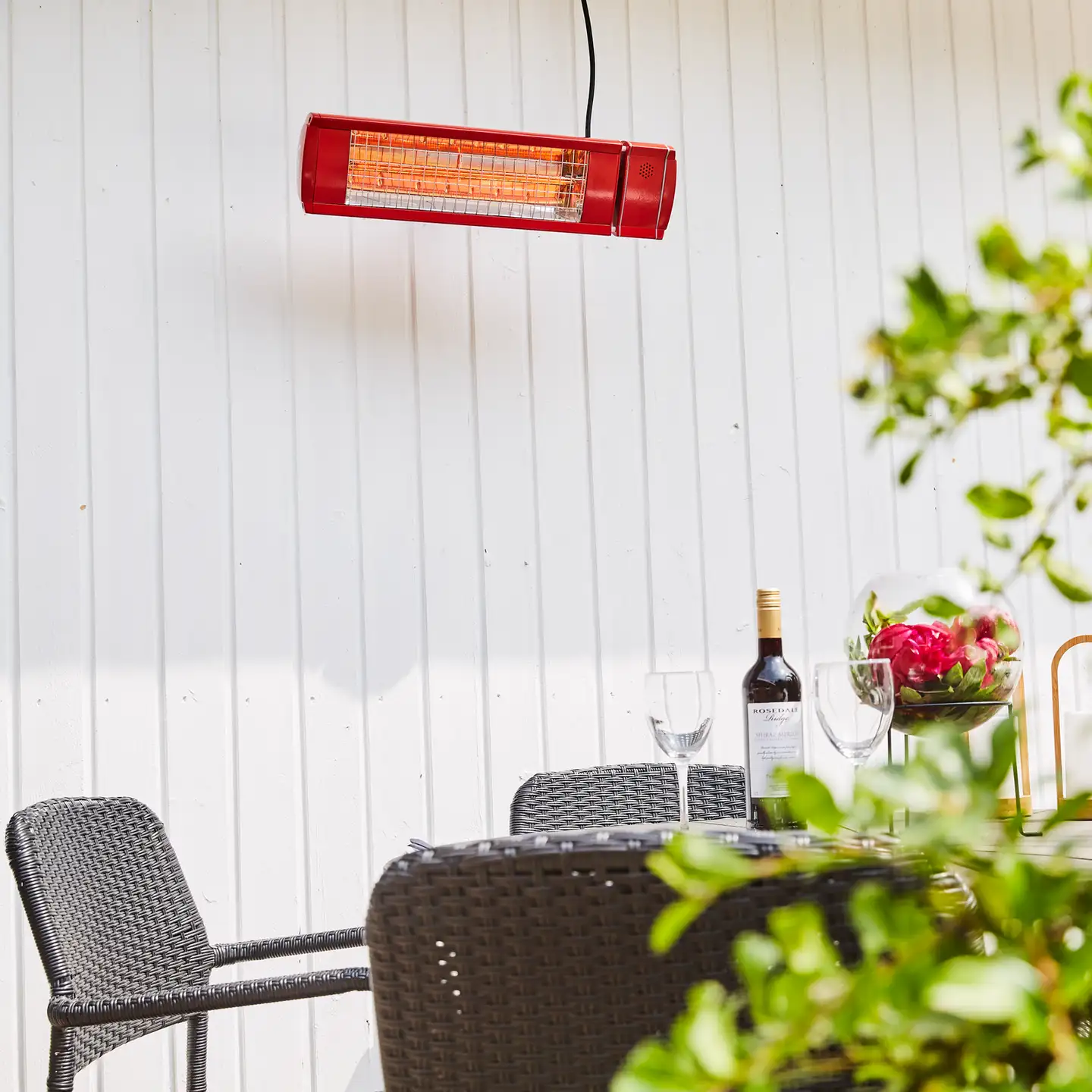 HEAT1 ECO Terassilämmitin High-line 2000W, punainen - 9