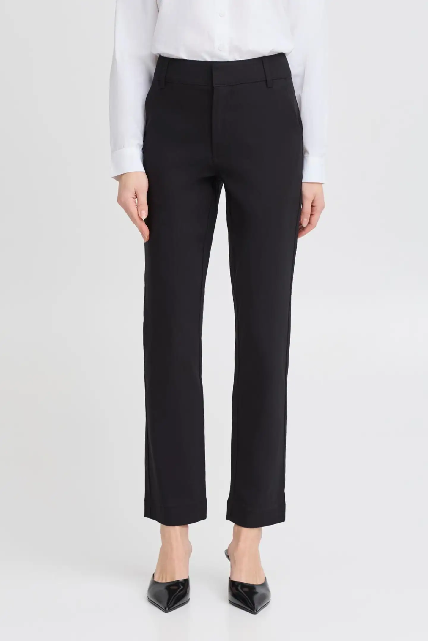 B.young naisten housut Dixi straight - BLACK - 5