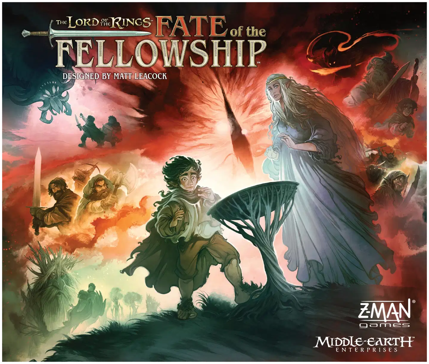 Lord of the Rings Fate of The Fellowship -lautapeli - 4