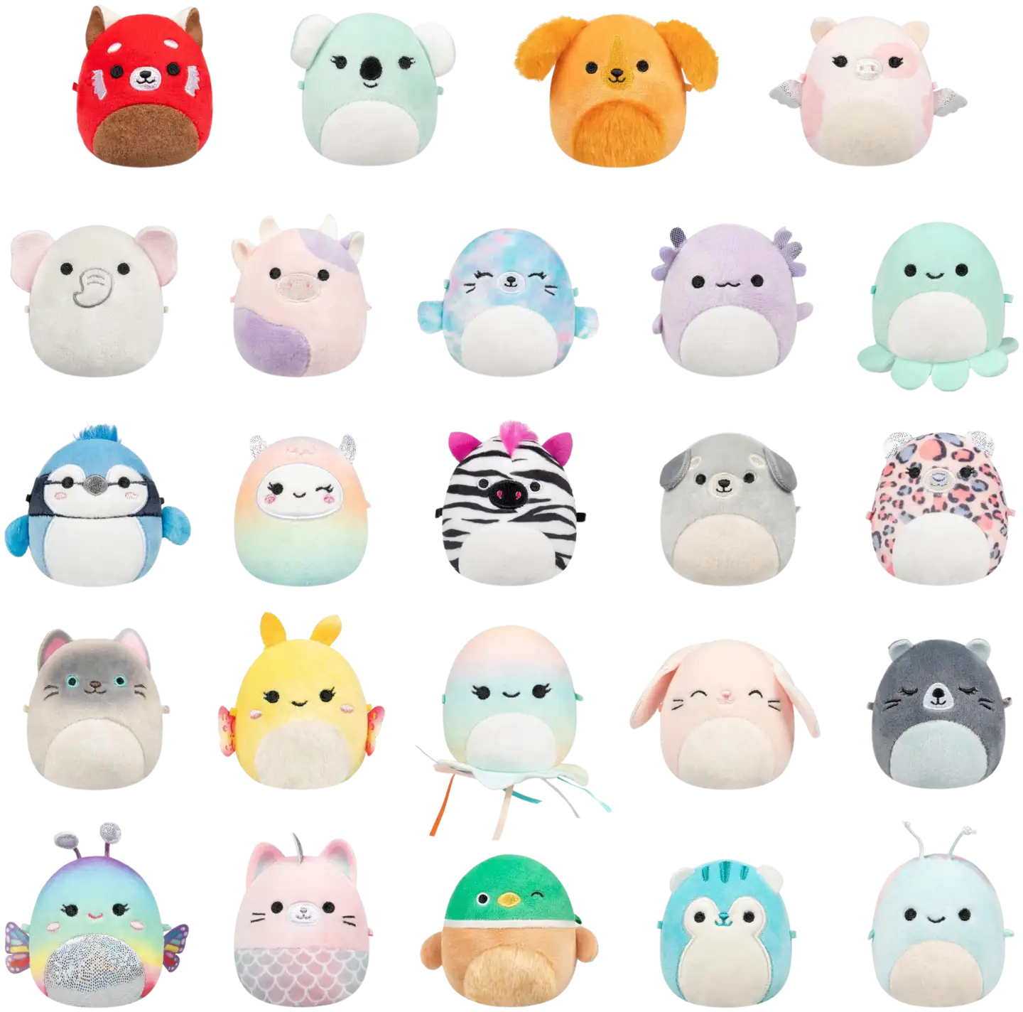 Squishmallows Micromallows 6 cm yllätyspehmo ja asuste - 1