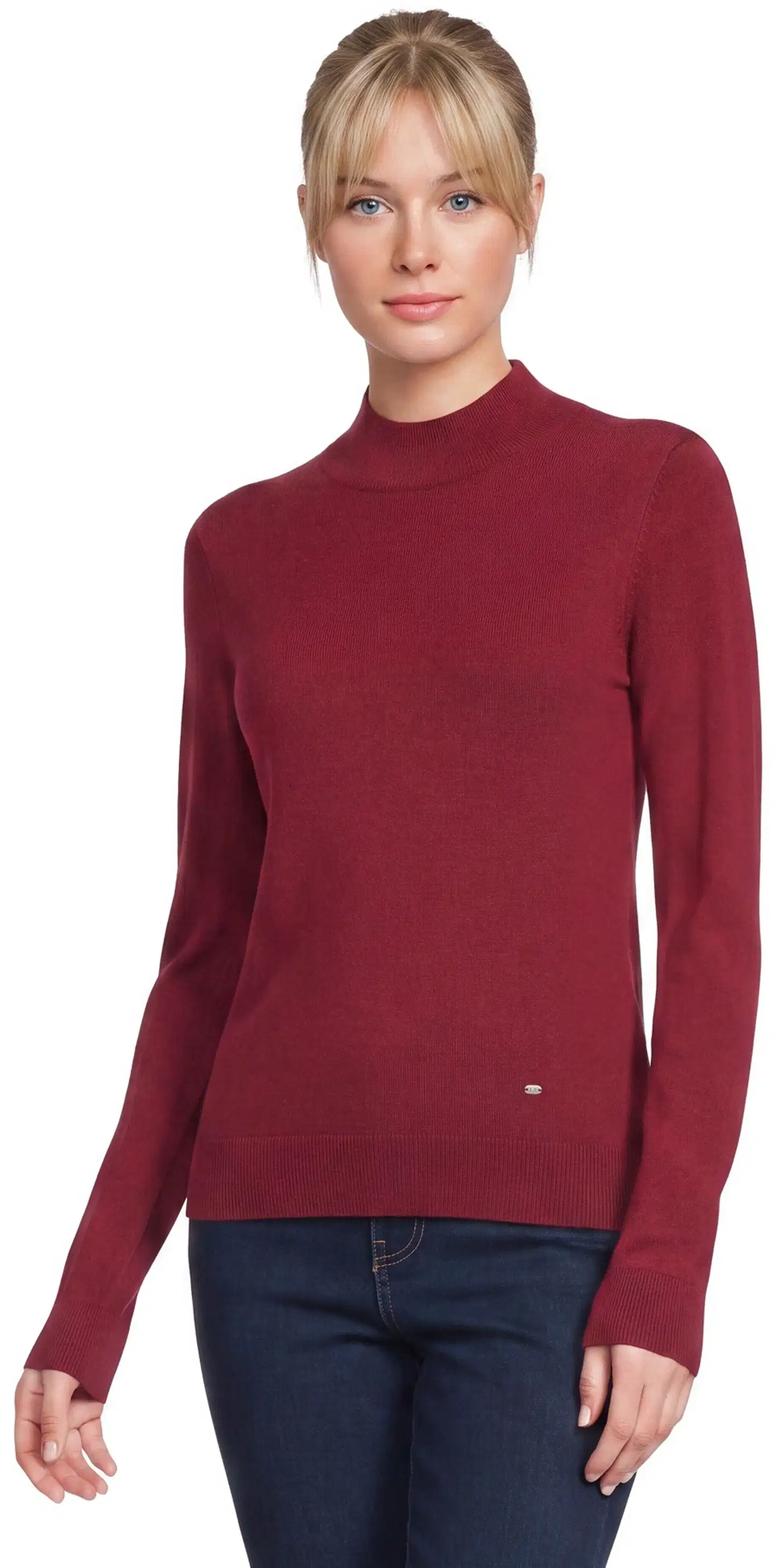 London Fog naisten merinopoolo 213L263603 - wine red - 1