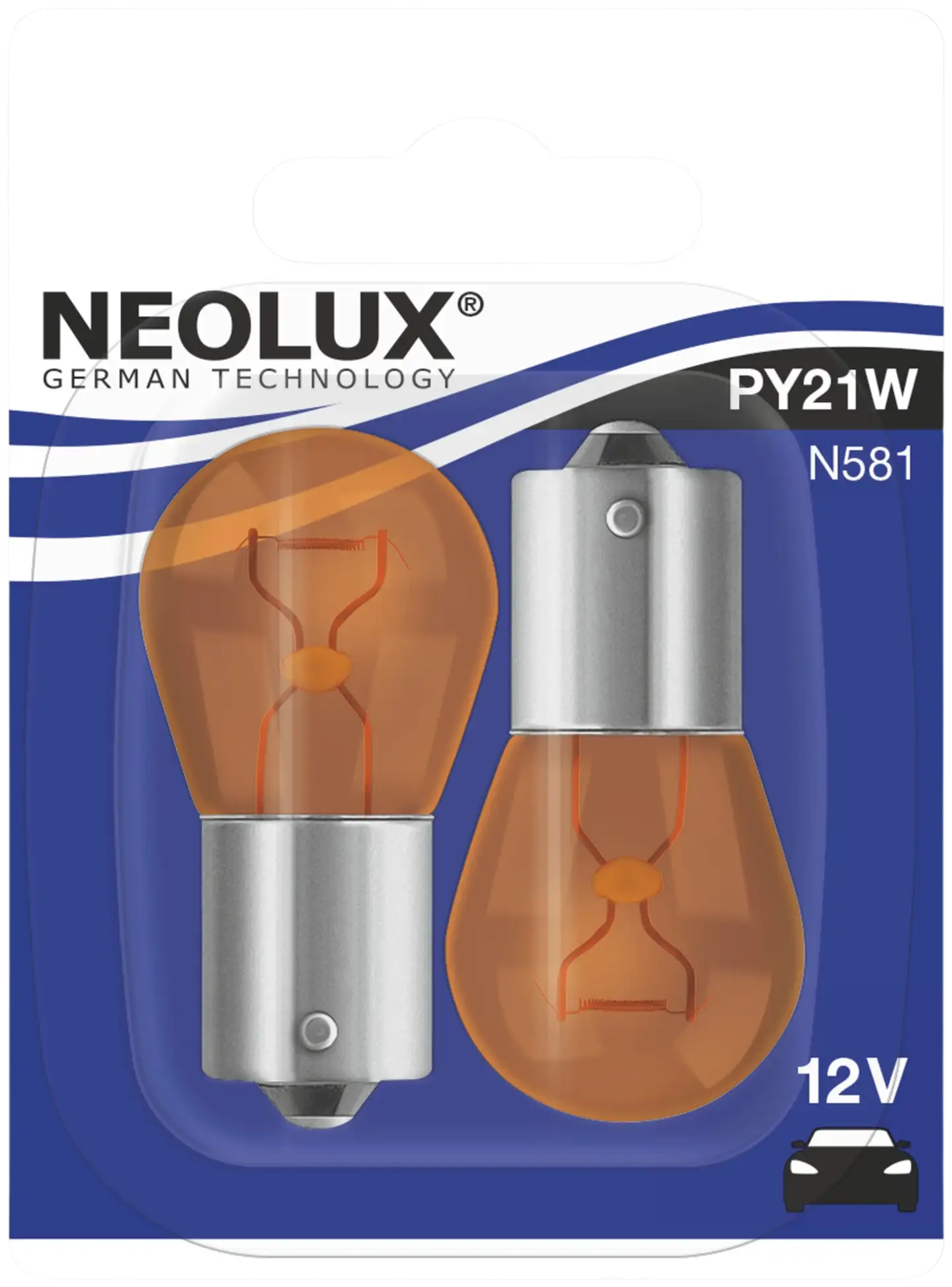 Neolux polttimo PY21W 2kpl