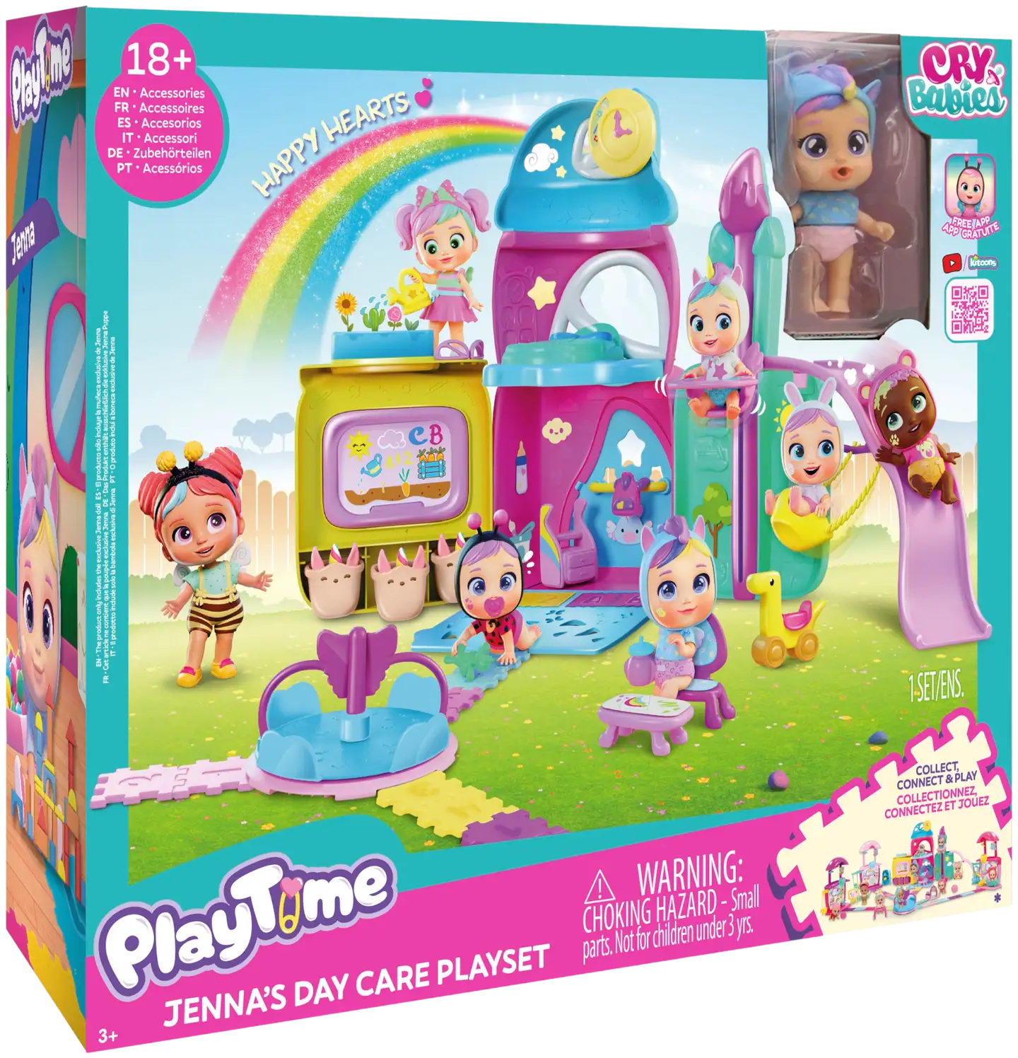 Cry Babies Playtime Jennan Päiväkoti -Leikkisetti - 3