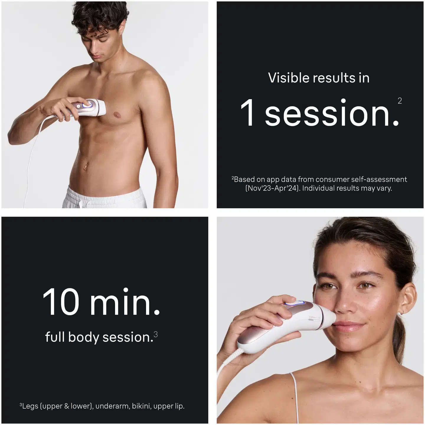 Braun Smart IPL Skin i·expert ihokarvanpoistolaite, 2 Smart-käsittelypäätä PL7211 - 5